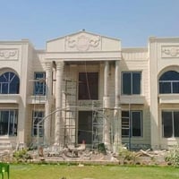 حجر حلان • واجهات • انارة مخفية