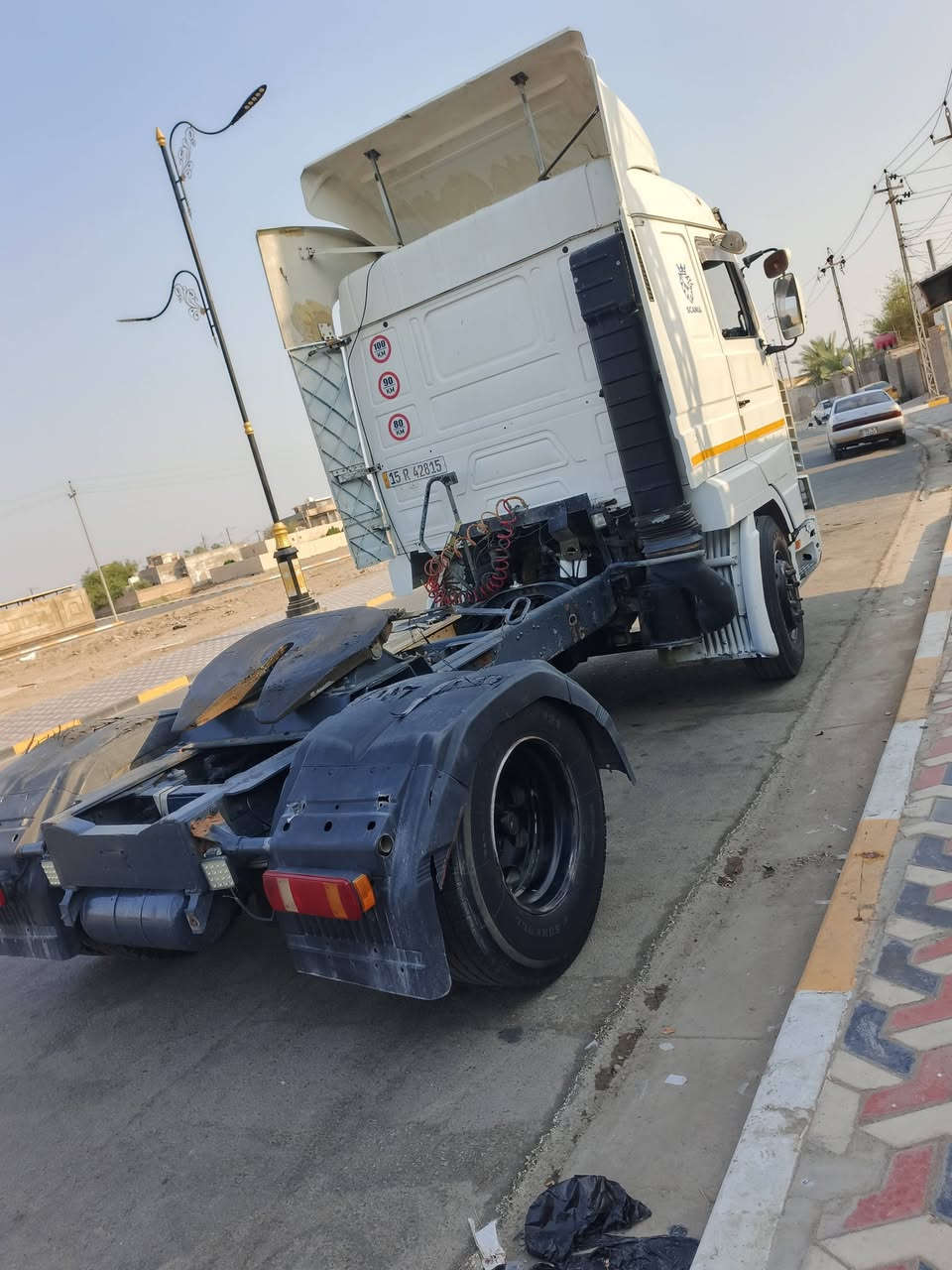 سكانيا بطه جاهزة للعمل مكينه بدون تنقيص رقم نكليزي تحويل سعر 160//رقم ***********
