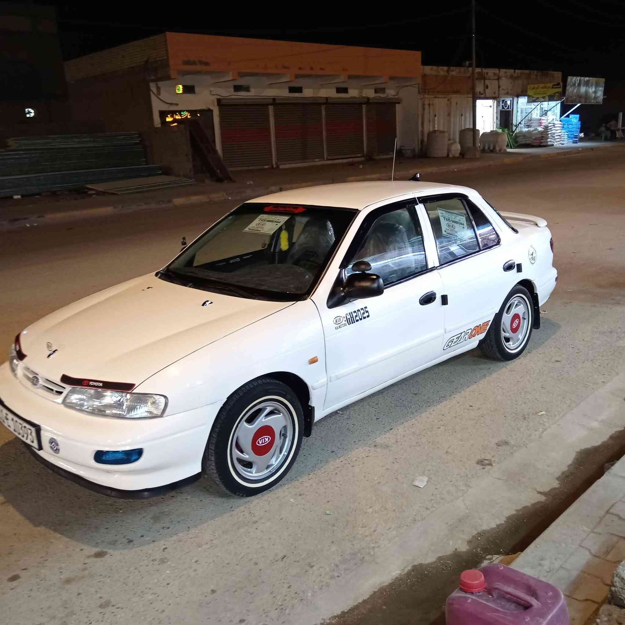 سلام عليكم للبيع
كيا سيفيا موديل 1996 
رقم بغداد انكليزي   
سنويتها لل 2030 تحويل ثاني يوم   
محرك 1800مسكر جديد 
سياره نضيفه للاخير لا ضربه ولا كص ولا خياسات 
تبريد ثلج جديد  
لايت كامل جديد  
شاشه
سستم سماعات 4 جديد 
صدر جديد 
جام كهربائي
سنتر لك 
صبغ عام قماره بلاديه
سياره نضيفه شغاله
من دعاميه للدعاميه
مكان سياره واسط 
قضاء الزبيديه
 باقي التفاصيل ع رقم ***********
