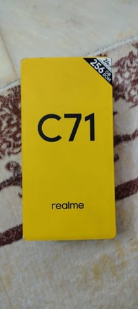 موبايل ريلمي c71ذاكرة 256الداخلية 16مستخدم اسبوع فقط جهاز جديد  العنوا...