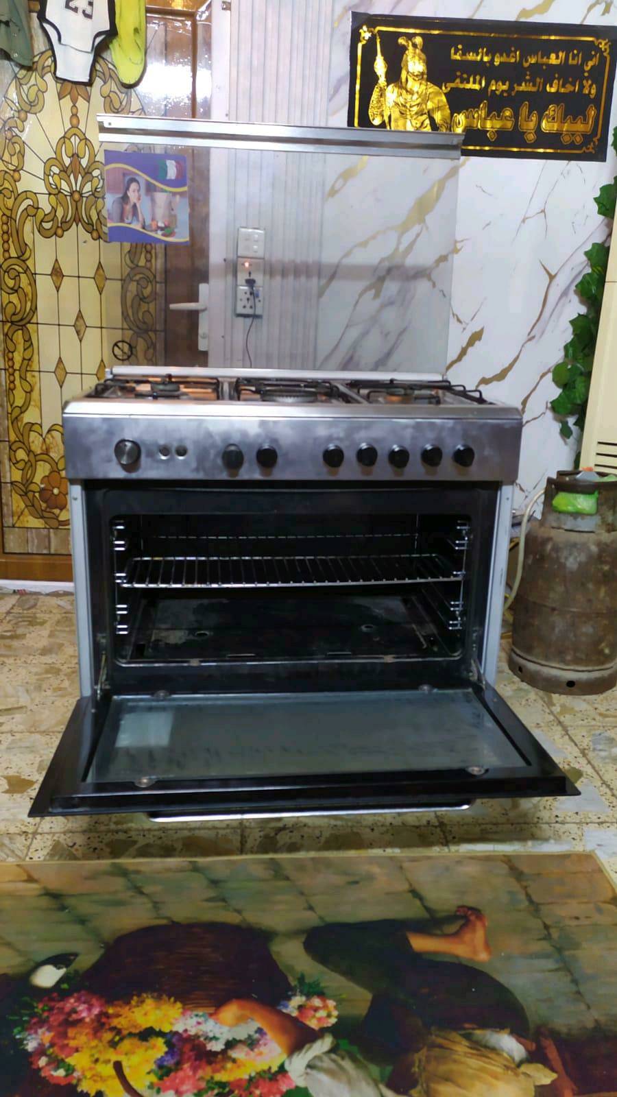 طباخ إيطالي خمس اعيون تضيف شغال سل ستيل مكاني بغداد الصالحية سعره 225000 أو بي مجال