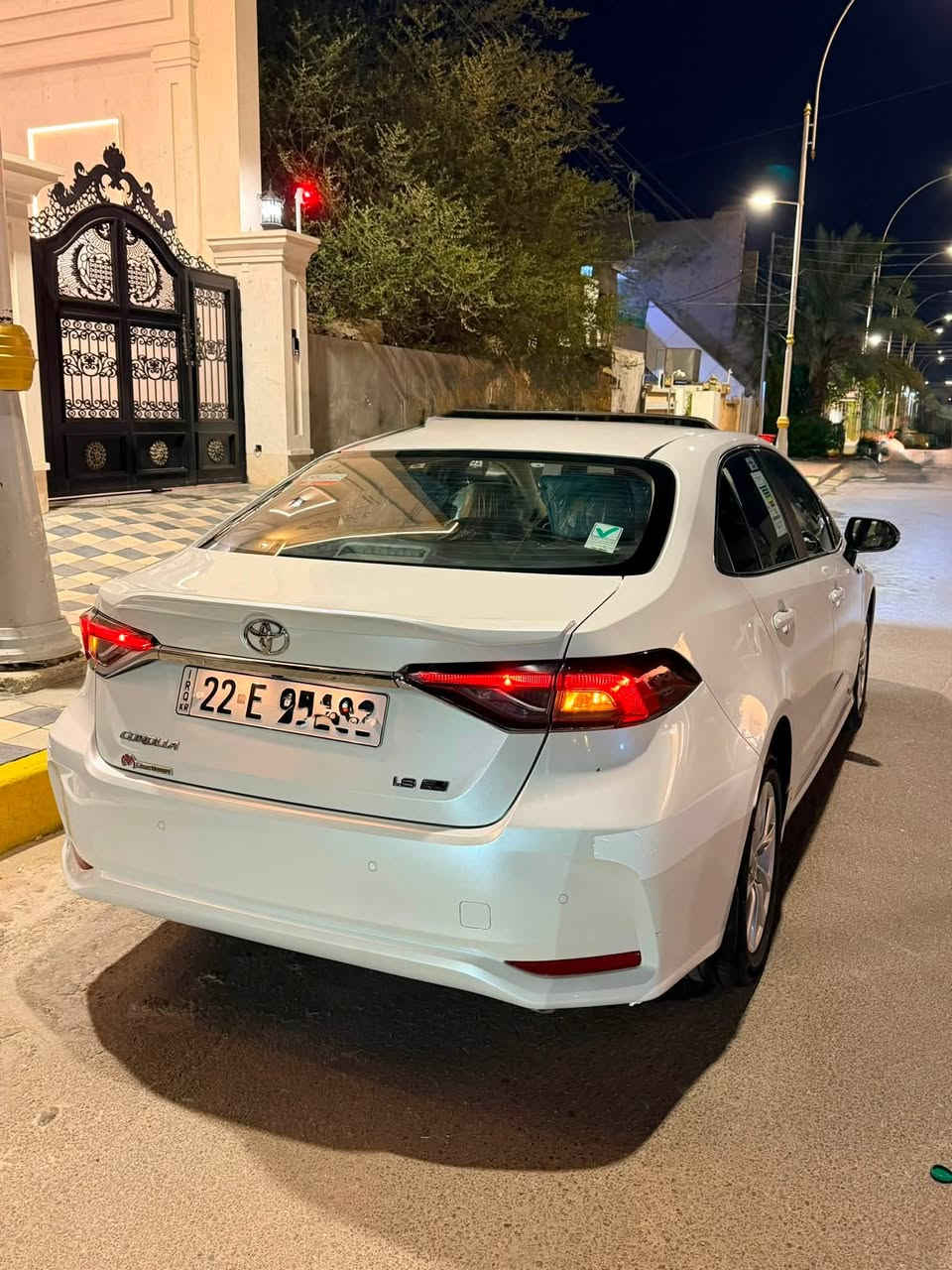 تويوتا كورلا 2024 خليجي (جيهان )✅
فول مواصفات :1/1✅
حجم المحرك :1800 بانزين
العداد:57الف✅
دخول ذكي بصمة تشغيل بصمة 
فتحة سقف سلايت  
شاشة ديجيتل  
تبريد قطعتين 
شاحن واير ليس
حساس امامي خلفي
السياره جديد بوضع الشركه
الموقع الرمادي
السعر 178ورقه وبيه مجال
الاستفسار على الرقم:***********
