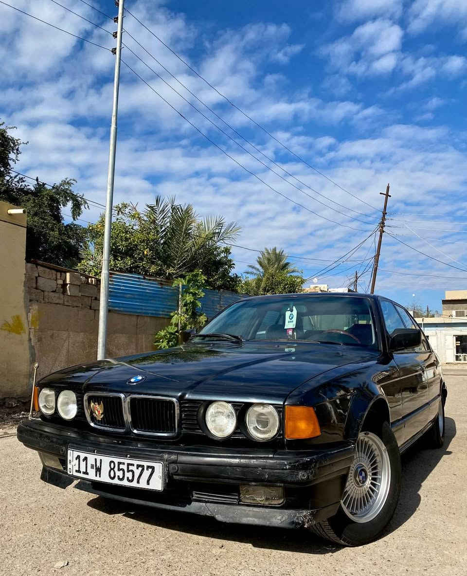 السلام ؏ــليـڪم
بي ام 730i الماني فول 1/1 موديل 1994 بغداد انكليزي مشروع وطني سنويه نافذة لغاية 2030 / محرك V8 حجم 3000 / اللون اسود غير محدد

 مواصفات :

سلايد روف / كشنات كهرباء / ديل جكمجه / حساسات خلفي امامي / بچم عريض / دبل جام / ويل شعاء بلاد / تبريد ثلج / مروحه كهربائيه F1 / تخم تاير جديد / كشنات جلد ملكي / دواخل صاج / شاشه بلوتوث / مثبت سرعه / مكينه كير جدد حاويه مكفولات / 

ضرر السيارهـ / صبغ عام جماليه بدون اي حادث كهربائيات كلها بلاد بدون اي جطل  

مكان / بغداد / حي الجهاد 

السعر  $ (60) وبيهااا مجال بسيط . تحويل مباشر مشروع وطني  

*********** 

 مامتواجد ع فيس اتصال فقط اخوتي ♥️
