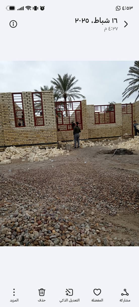 السلام عليكم الي يحتاج خلفه بناء طابوق ابلوك شغل درجة أولى الالتزام بالمواعيد اتصل وتدلل ***********
