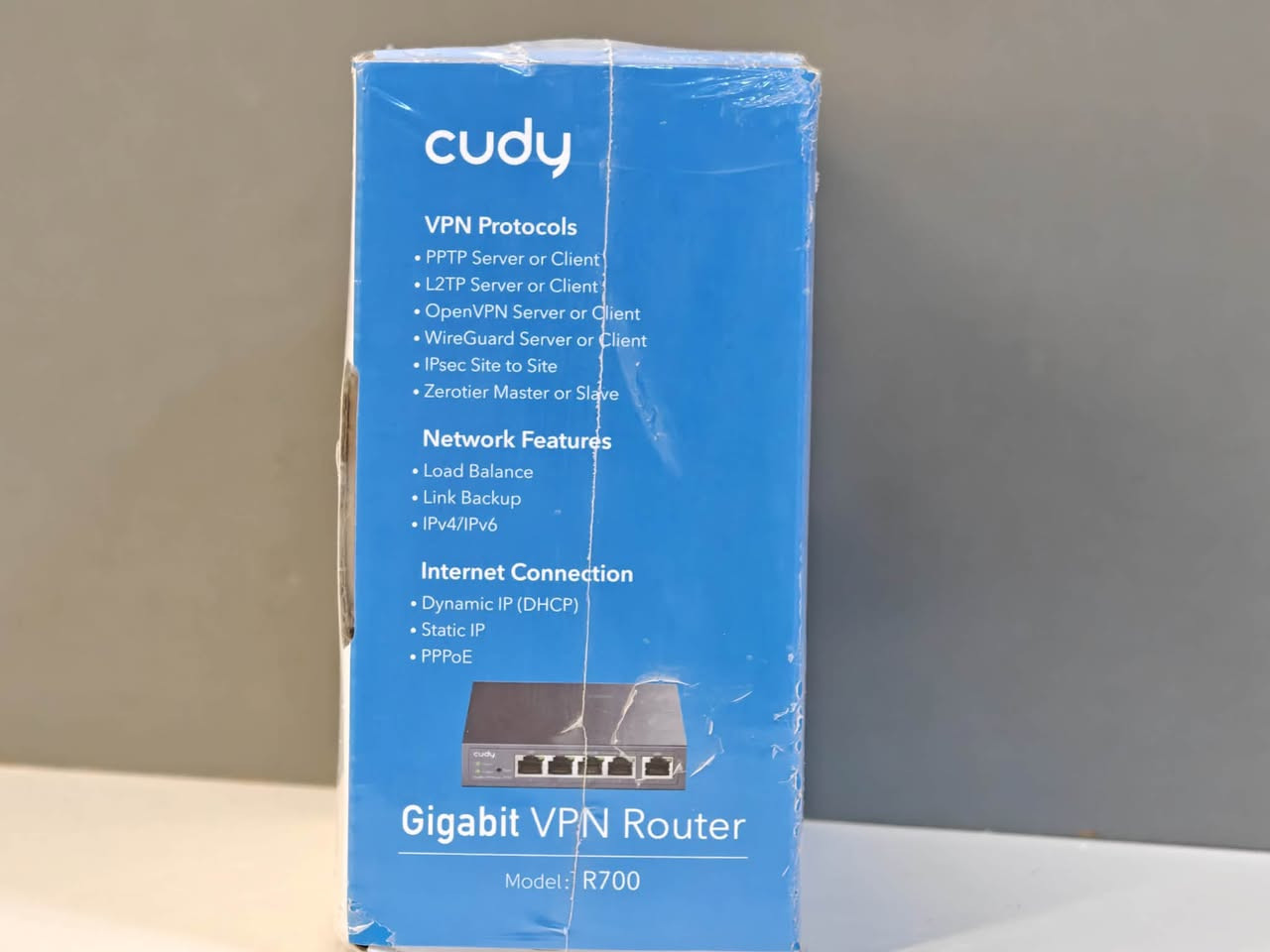 Cudy R700 load palance

توفررر بسعر مناسب جديد 
 
للحجز والاستفسار واتساب *********** او مراسلة الخاص
كذلك متوفر كافة مواد واجهزة  الانترنيت كذلك متوفر كافة مواد واجهزة  الانترنيت

نص مكتوب في الصور:
- cudy BUSINESS SOLUTION R700 Gigabit VPN Router STABLE | SECURE | SMART NETWORK 5 Gigabit Ethernet Ports Up to 4 WAN Ports VPN Server & Client Load Balance Link Backup IPv4 / IPv6 PPPoE / Static IP