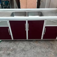 كاونتر • نظيف • حوضين