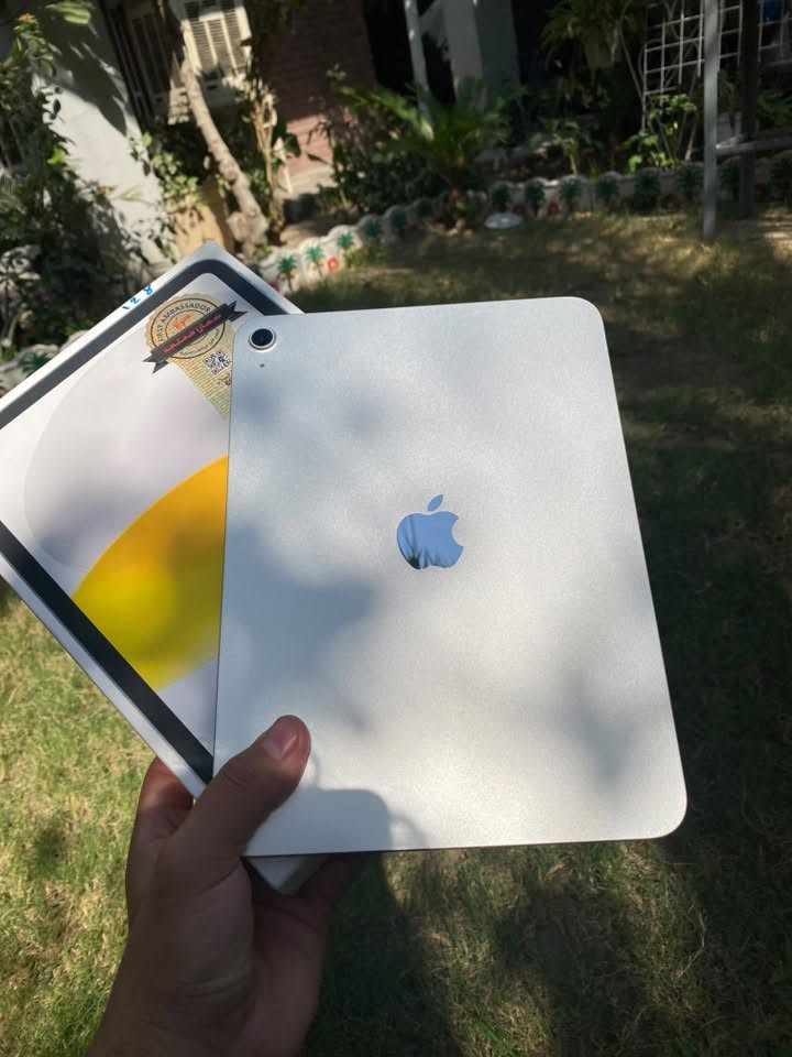 السلام عليكم
iPad (11)A16
ذاكره 128
بطاريته 96🔋عدد الدورات127
اللون رصاصي تيتانيوم
الايباد بعده بل ضمان ينتهي بشهر ال١٠ الجهاز كلش نضيف وما مفتوح ولا مصلح ابد بل باكيت السعر 490 مكاني بغداد حي الجامعه ***********
