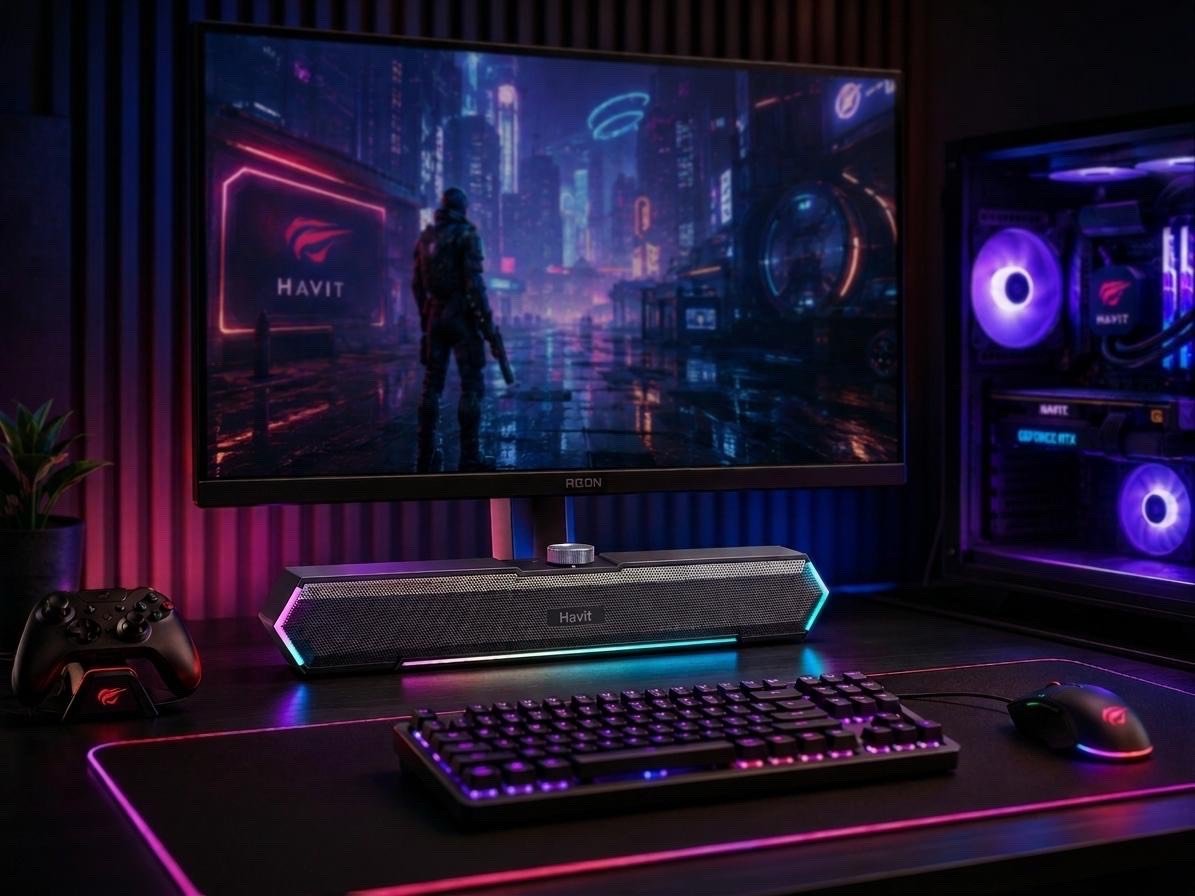 🔥 Havit M19 — خلّي الـSetup يتكلم! 🎮🌈

صوت Stereo قوي مع Bass ممتع 🔊، إضاءة RGB تخلي مكتبك أجواء 🔥، وتحكم سريع بالصوت 🎚️

🎮 للألعاب | 🎵 للموسيقى | 🎬 للأفلام
🔌 USB + 3.5mm | 💻 PC & Laptop | 📱 أجهزة ذكية | 🎮 PS4

Havit M19 — صوت قوي، إضاءة رهيبة، وحجم عملي! 🔥
السعر 30الف والتوصيل مجاني كل محافظات العراق 

للحجز والاستفسار مراسلة الصفحة او على واتس آب او 
من خلال معرف الانس التوصيل سريع جدا انستاbbarqstoore.27