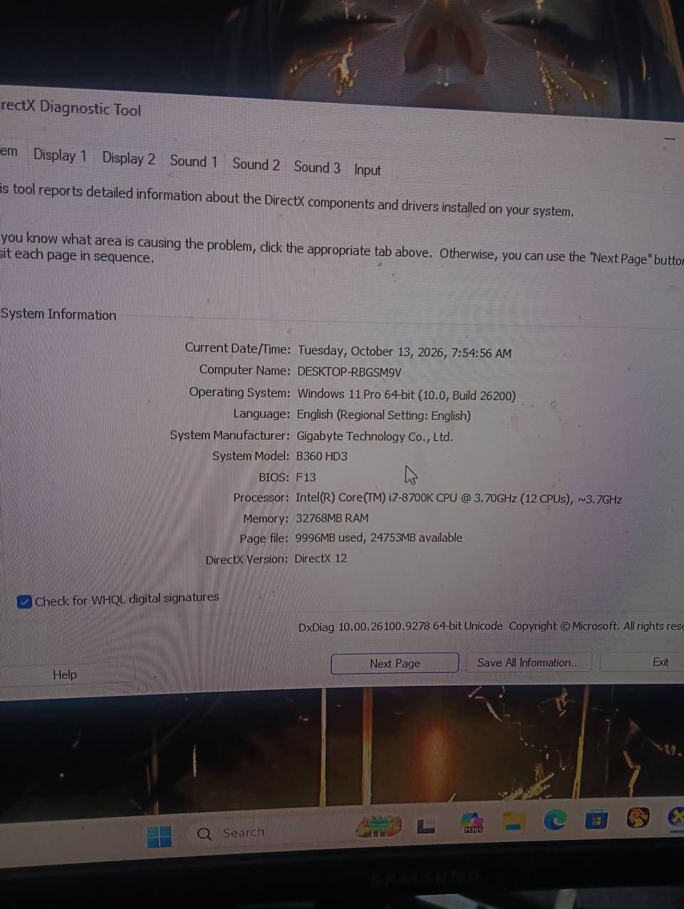 RTX 2060 SUPER • i7-8700K • 32GB رامات