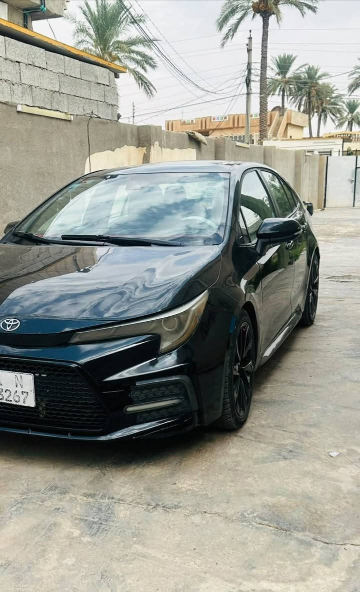 TOYOTA COROLLA  SE 
تويوتا كورلا2020
اللون :- اسود 
الموديل 2020
المحرك 2000cc
الحادث : اربع قطع صبغ  شرط بدون دواخل 
           

 مانع تصادم
تصحيح مسار
مانع انزلاق
تحديد مسرب .
نقطة عمياء .
مثبت سرعة
هاند بريك كهربائي 
كاميرا خلفيه
بصمه أبواب
بصمه تشغيل
تحكم ستيران
اضويه اماميه زنون LED
كشافات ضبابي LED 
اضويه خلفيه LED
حساسات خلفيه
2 انظمة قيادهSport /ECO /l 
بلوتوث 
مدخل AUX + USB
السيارة احلى من الصور  
العنوان  ديالى الخالص 
السعر : 117 وبيها مجال 
***********
