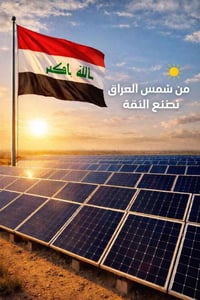 شمس العراق ما تنطفئ ☀️🇮🇶 وإحنا بـ  مكتب السدن للطاقة الشمسية  نحولها ك...