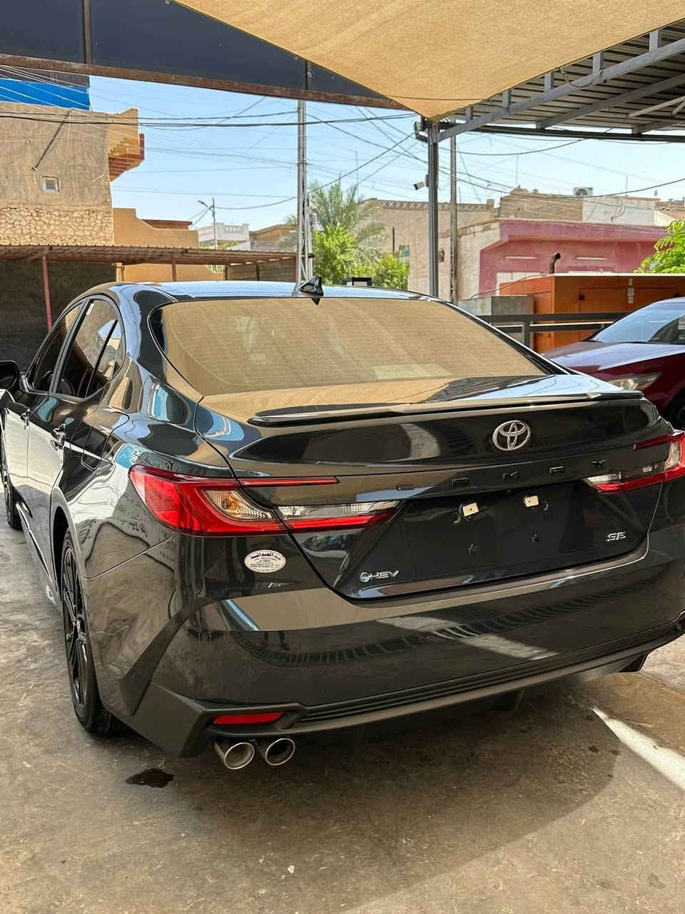 ♻️ تويوتا كامري se   2025 ♻️black
‏♻️ Toyota Camre   HEV 2025 ♻️هايبرد

 🌈لون السياره :(سمنتي )مميز اللون الجديد 🩶

❤️سياره جديده مال جنايه بدون اي مصرف

🚘عداد المسافه:40,000 km

🚘 بلد المنشأ : اليابان 🇯🇵 وارد امريكي 🇺🇸

🚘 سعة المحرك 2,5L هجين انسى شي اسمه صرف بانزين

🚘 مقاعد جلد لون رصاصي

🚘 عدد 12 AIR BAG

🚘شاحن موبايل اصلي (وايرلس)

🚘رادارات جانبيه وخلفيه واماميه

🚘 مقعد السائق تحكم كهربائيه

🚘 لد امامي ليلي ونهاري

🚘 لايت زينون LED + بك لايت LED

🚘  اشاره مرايه 

🚘 ويل كب 19 black

🚘 مفتاح التشغيل بصمة + دخول ذكي +صندوك بصمه

🚘 شاشة + كاميرا دوارة اصلية

🚘 أوضاع القيادة  Drive Mode

🚘 حساسات ضغط اطارات

🚘 تبريد شاشة مناخين منفصلين 

🚘 قطعتين تبريد

🚘 هاند بريك كهرباء 

🚘كروس سرعه

🚘‏ Auto Hold  أوتو هولد 🚘

🚘انظمه القياده :سبورت ،نورمال،eco

🏁ملاحظه /ضرر السياره فقط باب السائق مبدل جديد👍

عنوان السياره📍.. الأنبار / الفلوجة

للاستفسار يرجى الاتصال على الرقم الاتي ☎️ 

  ☎️. واتساب ***********

🔴🔴السعر /237$ وبيهة مجال للشراي
