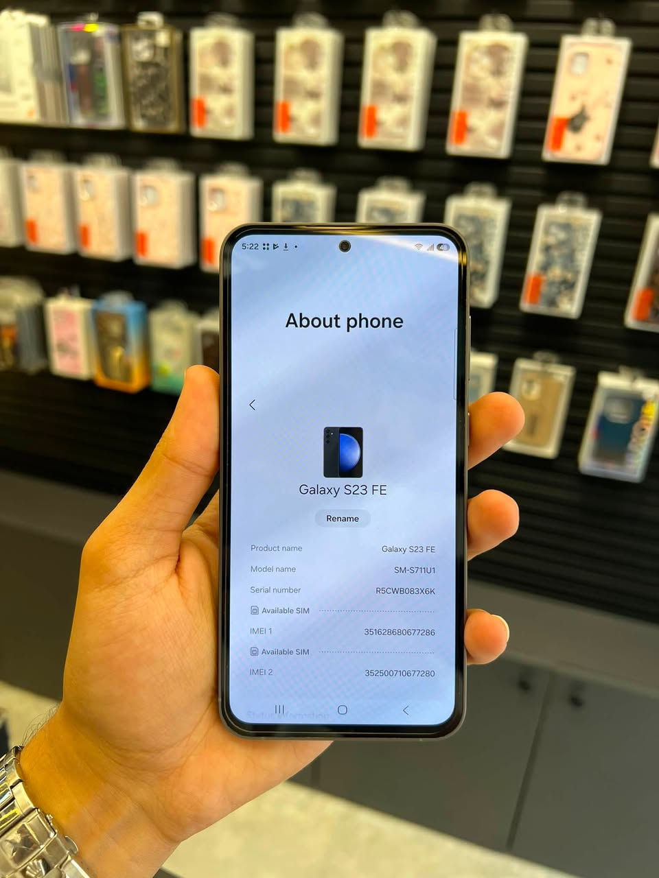 📱 Samsung Galaxy S23 — عرض خاص 🔥
✨ Samsung Galaxy S23 5G
💾 الذاكرة: 128GB
🚀 الرام: 8GB
📱 شاشة 6.1” Dynamic AMOLED 2X بتحديث 120Hz
⚡ معالج Snapdragon 8 Gen 2 for Galaxy
📸 كاميرات خلفية 50MP + 10MP + 12MP مع OIS
🤳 كاميرا أمامية 12MP
🔋 بطارية 3900mAh
💦 مقاوم للماء والغبار IP68
🔐 بصمة تحت الشاشة + Face Recognition
📶 يدعم 5G

✨ الجهاز نظيف جداً — نضافة 100%
💰 السعر: 375 ألف فقط 🔥

📍 مركز دانيال للموبايلات — موصل / حي الزهور
📞 للاستفسار: ***********

جهاز فخم وأداء قوي بسعر يستاهل 🔥📱

