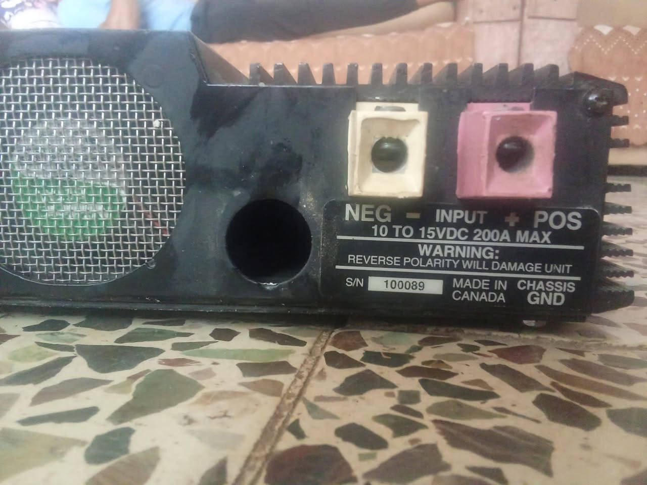 عاكسة من بطارية 12الا220 

> للبيع انفرتر كندي أصلي STATPOWER PROwatt 1500i
> 1500 واط مستمر - خرج 230 فولت 50Hz
> صناعة كندا - يتحمل ثلاجة / تلفزيون / انارة
> بيه حماية حرارة وحمل زائد وشاشة فولت
> نظيف وجاهز - السعر 180 الف وبيه مجال
> المكان: الرمادي - رقمك***********

