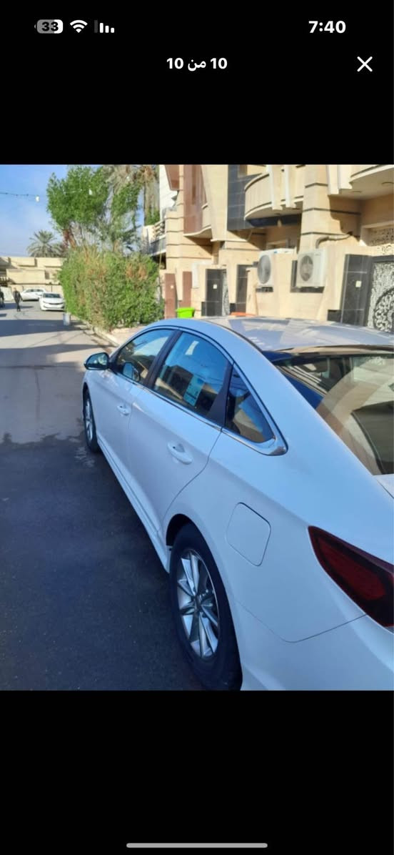 سوناتا 2018 خليجي رقم اربيل

محرك 2400 دوش 

صبغ باب خلفي وجاملغ بسبب شخط وطخة بسيطة بالجاملغ الامامي ما صلحتها  

ماشية 125 كيلومتر 

تحكم ستيرن حساسات شاشة بلادية تبريد قطعتين

3 انظمة قيادة 

محرك كير تبريد كهربائيات وضع شركة 
تم تنزيل السعر 

السعر 145 قفل 
*********** بغداد, العراق
