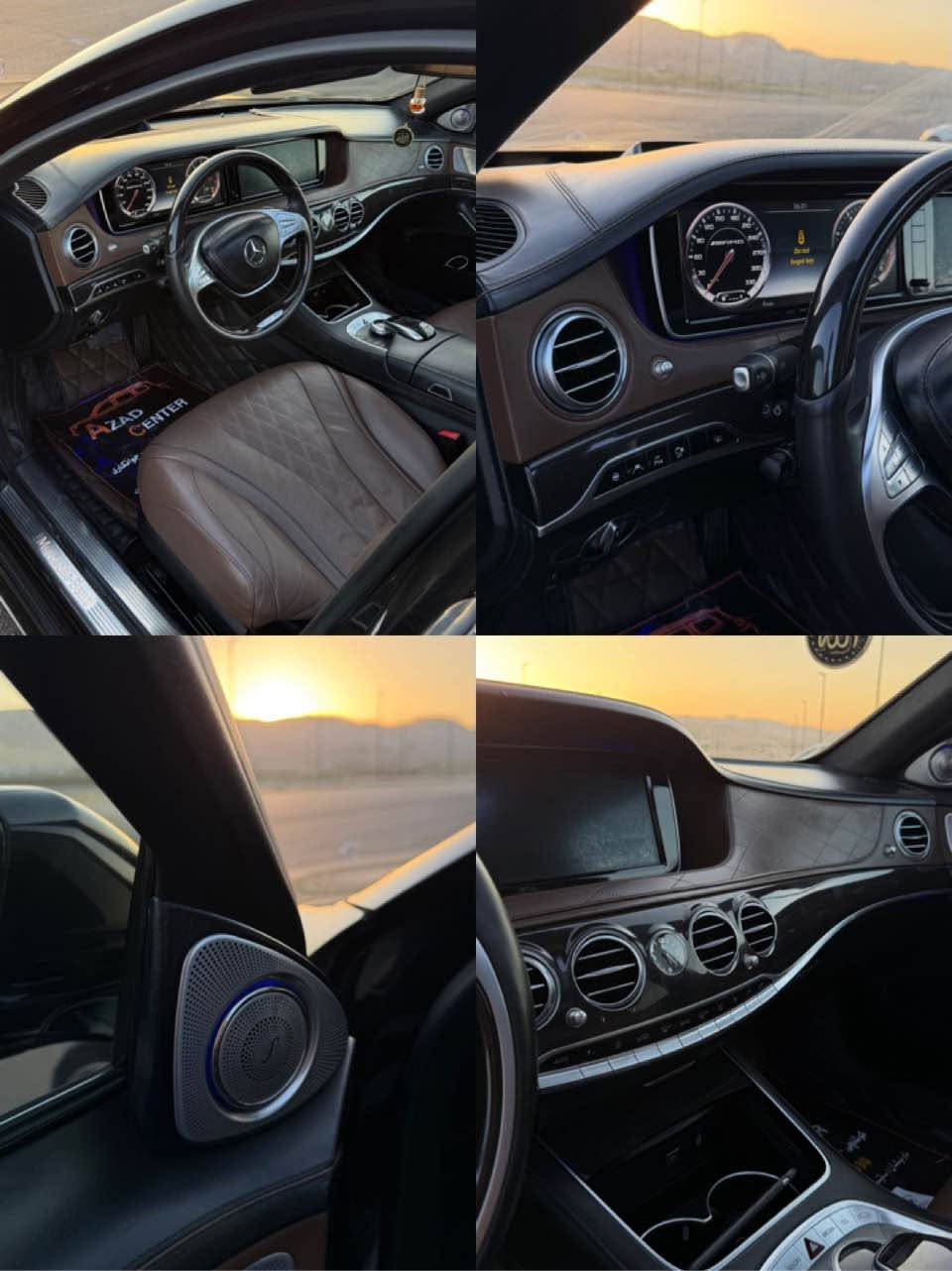 ***********
Mercedes Benz S550 2016
بێ ڕەقەمی دووبەی کۆدی ئاسایشی بۆ کراوە بە کاملی بە پارچەی بیلادی کراوە بە S63 AMG 2021  مواسەفاتی دیزاینۆی پێنج دوگمە - داتاشۆ - پانۆڕاما - دەرگا شەفت - بەسمەی دەرگا - سنوقی کارەبای و شەفت - جامەکانی دەبڵ جام و پۆلۆرایس - گێچی کراوە بە AMG 330km - سەماعەکانی مارکەی بێرمستەرە و سەماعەی دەرگاکانی گۆڕاوە بە تازەکان - دەبل ماوس - ناوەوەی دیزاینۆی تەقەل و ڕەنگی قاوەی و ڕەش - سەقف شاموا - کوشنی پێش و دوا سارد و گەرم و مەساج و خەزن - لیدی ناوەوە - خەتی جادە - 360 دەرەجە ڕادار و کامێرا و حاسە - لایتی پیانۆ - سالۆنسای AMG ویلەکانی 20 ئینجی دوو سایز - گێڕ و مەکینەو کارەبای و بەشەرت بۆ نرخ پەیوەندی بکەن بەو ژمارە تەلەفوونەی سەرەوە - لە سلێمانیم السليمانية, العراق
