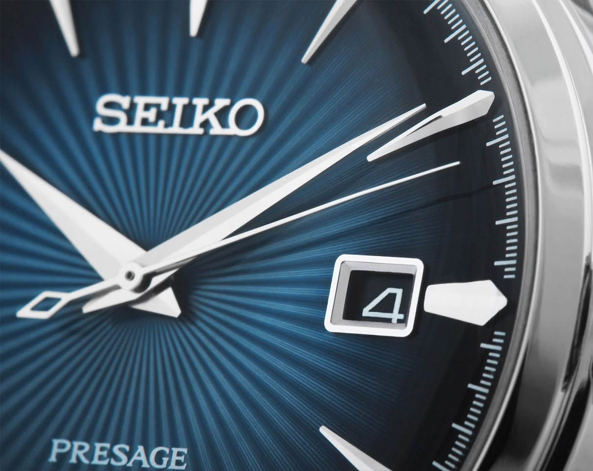Seiko

Presage Automatic

متوفر وكالة ضمان سنة 

قطر 40.5

اوتوماتيك 

احتياطي الطاقة 41 ساعة 

23 حجر 

زجاج مقاوم للخدوش والصدمات 

مقاوم للماء 50 متر 

ماكنة كشف 

توجد خدمة توصيل 

***********

نص مكتوب في الصور:
- kairowatchesph