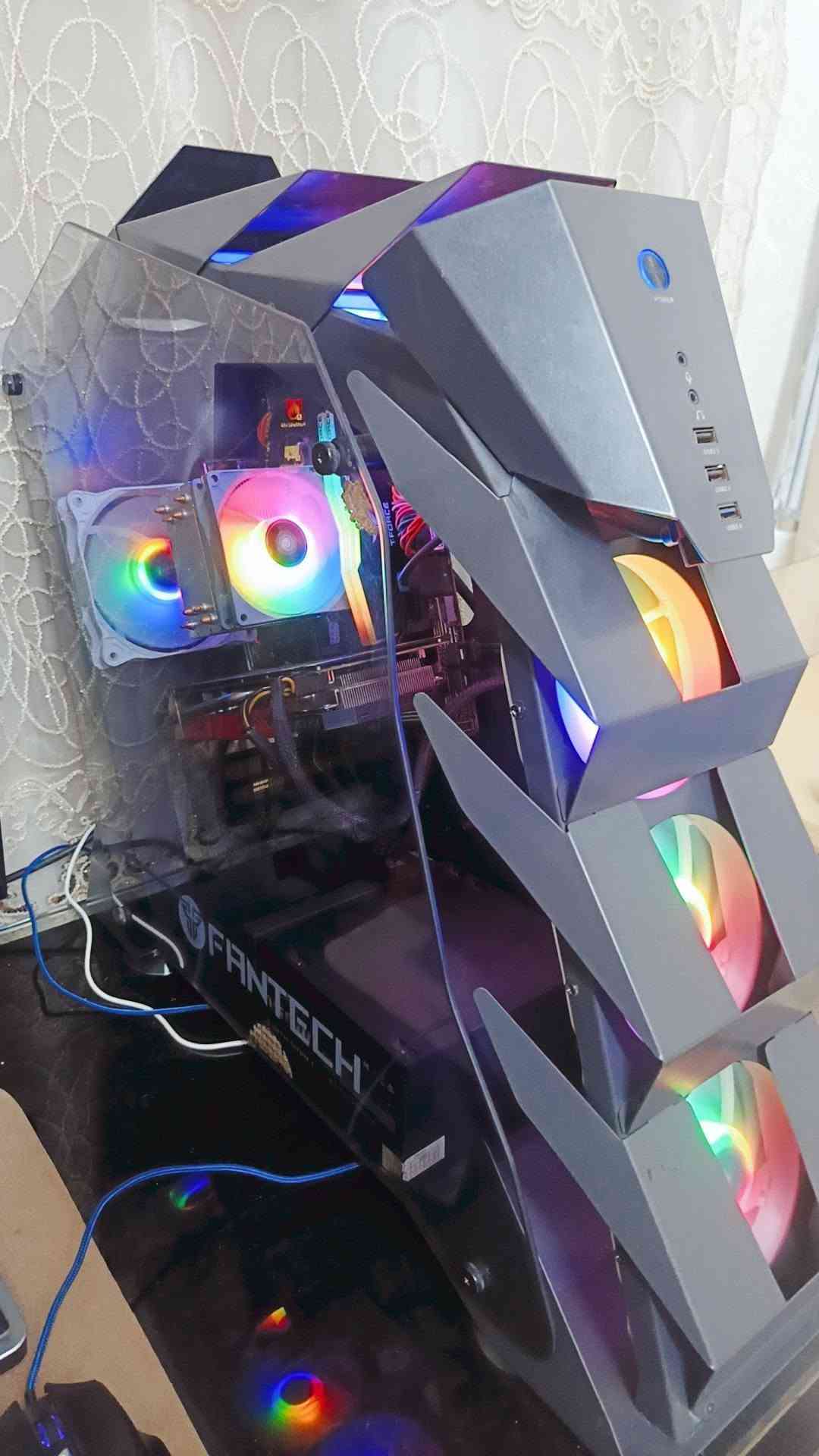 تجميعة pc للبيع كاملة مع شاشة كيمنك وماوس وكيبورد Intel Core i5-10400F
NVIDIA GeForce RTX 2060 6GB
16GB DDR4 RAM 2400MHz
Samsung 860 EVO 500GB SSD
Seagate 1TB HDD (ST1000DM003)
Intel Ethernet Connection I219-V
Windows 10/11
6 Cores / 12 Threads
Base Clock: 2.90GHz
L3 Cache: 12MB 
اي استفسار واتساب *********** فقط واتساب

نص مكتوب في الصور:
- Task Manager
- File Options View
- Processes Performance App history Startup Users Details Services
- CPU
- 6% 2.22 GHz
- Memory
- 4.8/15.9 GB (30%)
- Disk 0 (C:)
- SSD
- 1%
- Disk 1 (F:)
- HDD
- 0%
- Ethernet
- S: 0 R: 16.0 Kbps
- GPU 0
- NVIDIA GeForce R...
- 33% (38 °C)
- ST1000DM003-1SB102
- Active time
- 100%
- 60 seconds
- 0
- Disk transfer rate
- 100 KB/s
- Average response time
- 0 ms
- Capacity:
- Formatted:
- 932 GB
- System disk:
- No
- Read speed
- 0 KB/s
- Write speed
- Page file:
- Type:
- Fewer details
- Open Resource Monitor
- 6% 1.72 GHz
- S: 0 R: 24.0 Kbps
- GPU O
- 36% (38 °C)
- Ethernet Intel(R) Ethernet Connection (14) I219-V
- Throughput
- 500 Kbps
- 450 Kbps
- Send
- 0 Kbps
- Receive
- 24.0 Kbps
- Adapter name: Ethernet
- Connection type: Ethernet
- IPv4 address: 192.168.0.123
- IPv6 address: fe80::a66:33ce:b730:cf95%4
- 6% 2.39 GHz
- (38 °C)
- GPU
- NVIDIA GeForce RTX 2060
- 3D
- 39% Copy
- Video Encode
- 0% Video Decode
- Dedicated GPU memory usage
- 6.0 GB
- Shared GPU memory usage
- 7.9 GB
- Utilization
- 45%
- Dedicated GPU memory
- 0.6/6.0 GB
- Driver version:
- Driver date:
- Task Manager File Options View Processes Performance App history Startup Users Details Services CPU 5% 1.14 GHz Memory 4.8/15.9 GB (30%) Disk 0 (C:) SSD 0% Disk 1 (F:) HDD 0% Ethernet Ethernet S: 0 R: 16.0 Kbps GPU 0 NVIDIA GeForce R... 38% (38 °C) CPU Intel(R) Core(TM) i5-10400F CPU @ 2.90GHz % Utilization 100% 60 seconds 0 Utilization 5% Speed 1.14 GHz Base speed Sockets: Cores: Logical processors: Virtualization: Hyper-V support: L1 cache: L2 cache: L3 cache: 2.90 GHz 1 6 12 Disabled Yes 384 KB 1.5 MB 12.0 MB Processes 190 Threads 2895 Handles 85495 Up time 1:22:36:41 Fewer details Open Resource Monitor
- 6% 1.62 GHz
- 1.8 / 15.9 GB (30%)
- S: 8.0 R: 32.0 Kbps
- 34% (38 °C)
- Memory usage
- 16.0 GB
- 15.9 GB
- Memory composition
- In use (Compressed)
- 4.6 GB (20.1 MB)
- Available
- 11.1 GB
- Speed:
- Slots used:
- Form factor:
- Hardware reserved:
- 2400 ...
- 2 of 2
- DIMM
- 148 MB
- Committed
- 5.6 / 18.7 GB
- Cached
- 1.8 GB
- Paged pool
- 293 MB
- Non-paged pool
- 213 MB
- Task Manager File Options View Processes Performance App history Startup Users Details Services CPU 6% 2.07 GHz Memory 4.8/15.9 GB (30%) Disk 0 (C:) 0% Disk 1 (F:) HDD 0% Ethernet Ethernet S: 0 R: 24.0 Kbps GPU 0 NVIDIA GeForce R... 37% (38 °C) Disk 0 (C:) Samsung SSD 860 EVO 500GB Active time 100% 60 seconds Disk transfer rate 500 KB/s 450 KB/s 60 seconds Active time 0% Average response time 1.0 ms Capacity: Formatted: System disk: Page file: Type: 466 GB 466 GB Yes Yes SSD Read speed 49.6 KB/s Write speed 74.4 KB/s Fewer details Open Resource Monitor