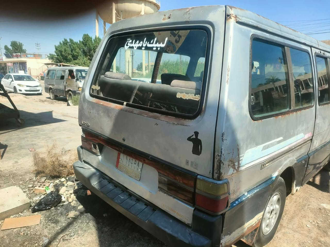 سيار جاهز 20بيها مجال مكاني مشروع المسيب بابل ***********
