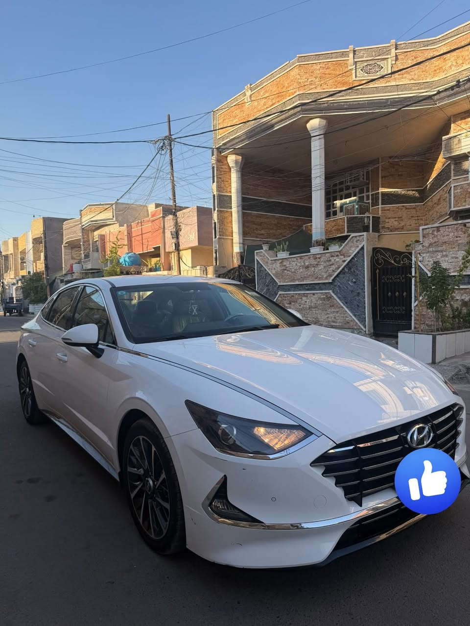 السلام عليكم سوناتا 2023خليجي كفالة عامة ماشية 39ألف مكان سيارة بغداد السعر 190ورقة وبيها  مجال الرقم ***********

