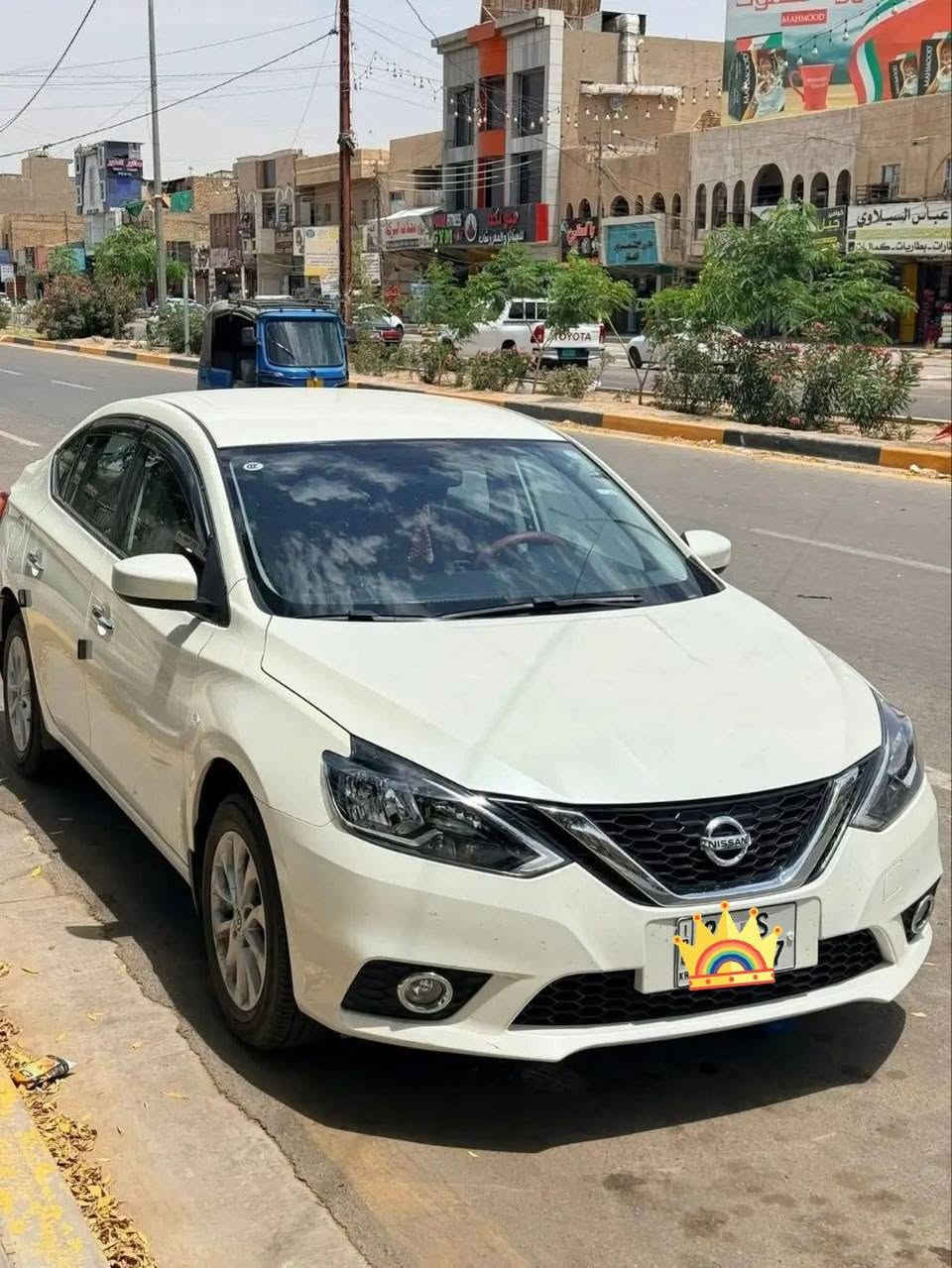 يا الله سلام عليكم سياره نيسان سنترا موديل ٢٠٢٥ كفاله ماشيه ٢٤ الف السعر ١٢٥ رقم الهاتف وبيه واتساب *********** مكاني بغداد
