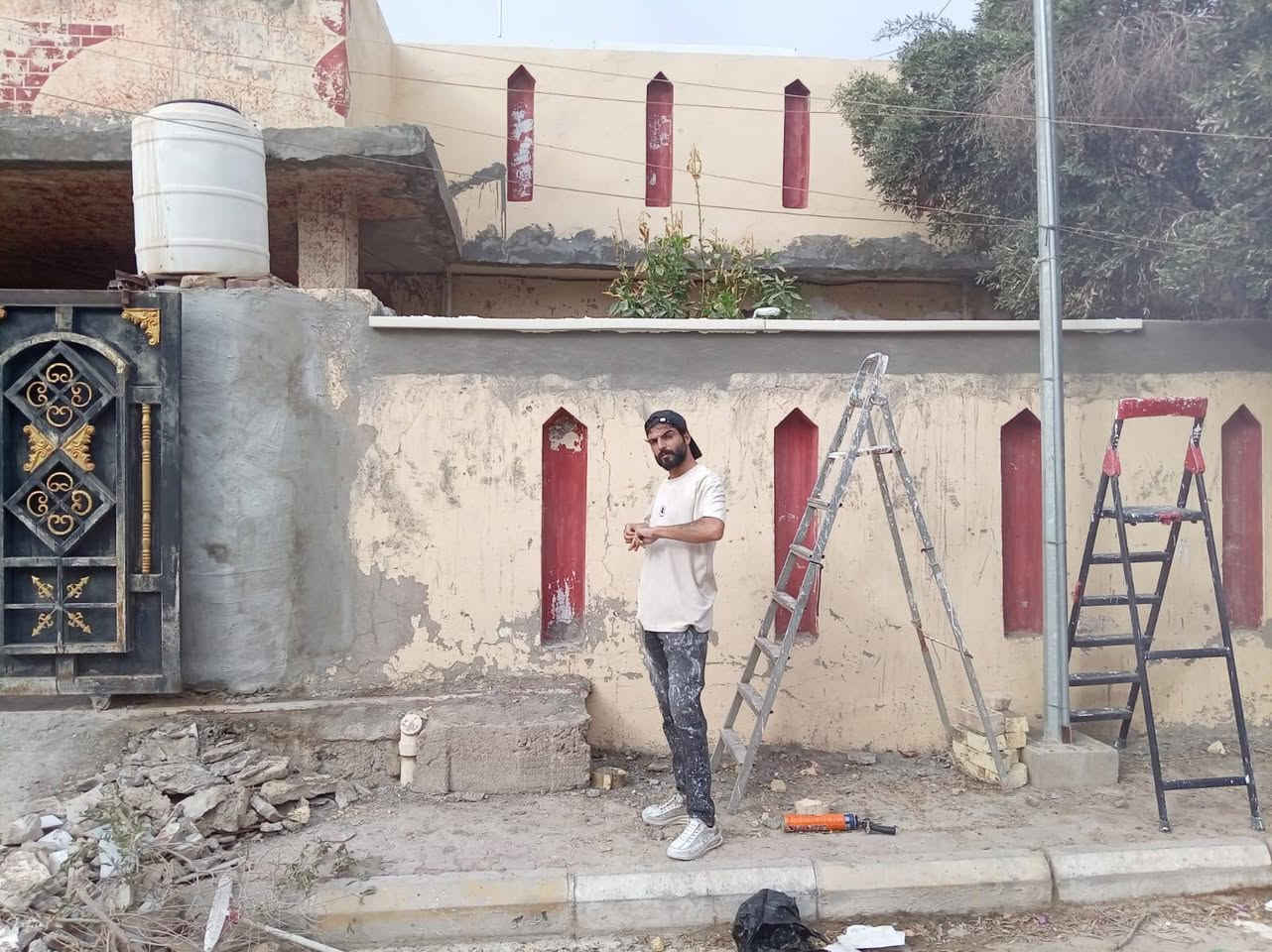 صبغ جدران • صبغ واجهة • صبغ شبابيج