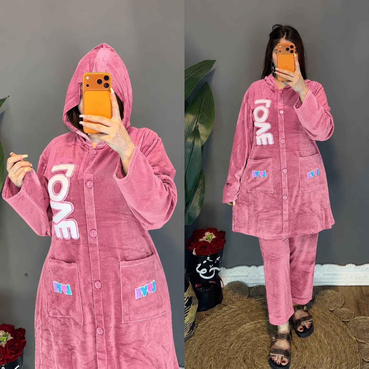 تراك نسائي • مخمل ثقيل • مقاسات L-3XL