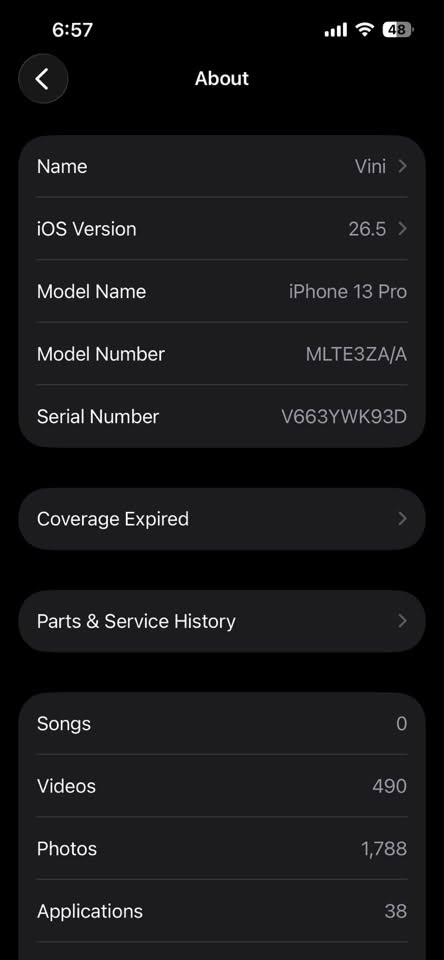 للبيع ايفون13برو دبل سيم 256GB لون بحري بطاريه مبدل100%  ضهر مبدل استخدام شخصي  طالب بي 350الف عنوان دهوك رقم***********واتساب
