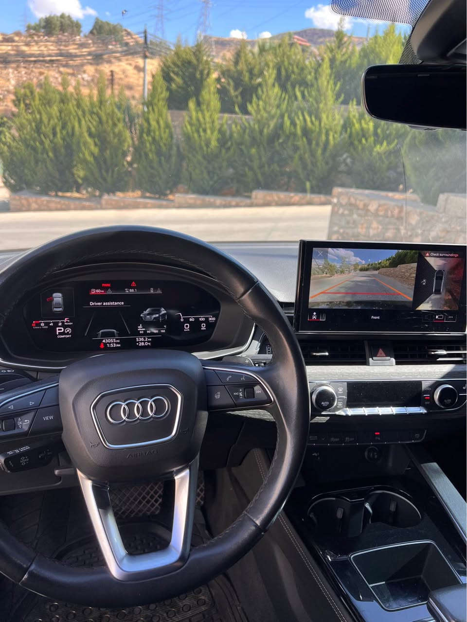 Audi A4 2023 Sline Quattro mild hybrid 
 محرك ٢٠ توربو صندوق و نص بابين كارت و تعديل بدون دواخل .بجم كبس،و خلفي كبس ،ارباك بس دكمة طاگ،٤٢٠٠٠ مايل ماشية،مواصفات فول فول،  موجود بدهوك *********** سعر 188$ رقم و سنوي جديد خمس كاميرا و رادار امامي و خلفي و جانبي بصمة و سلايت و شحن وايرلس  كوشن جلد و خزن و امامي و خلفي هيتر و ستيرن هيتر وبعد هواية دهوك, العراق
