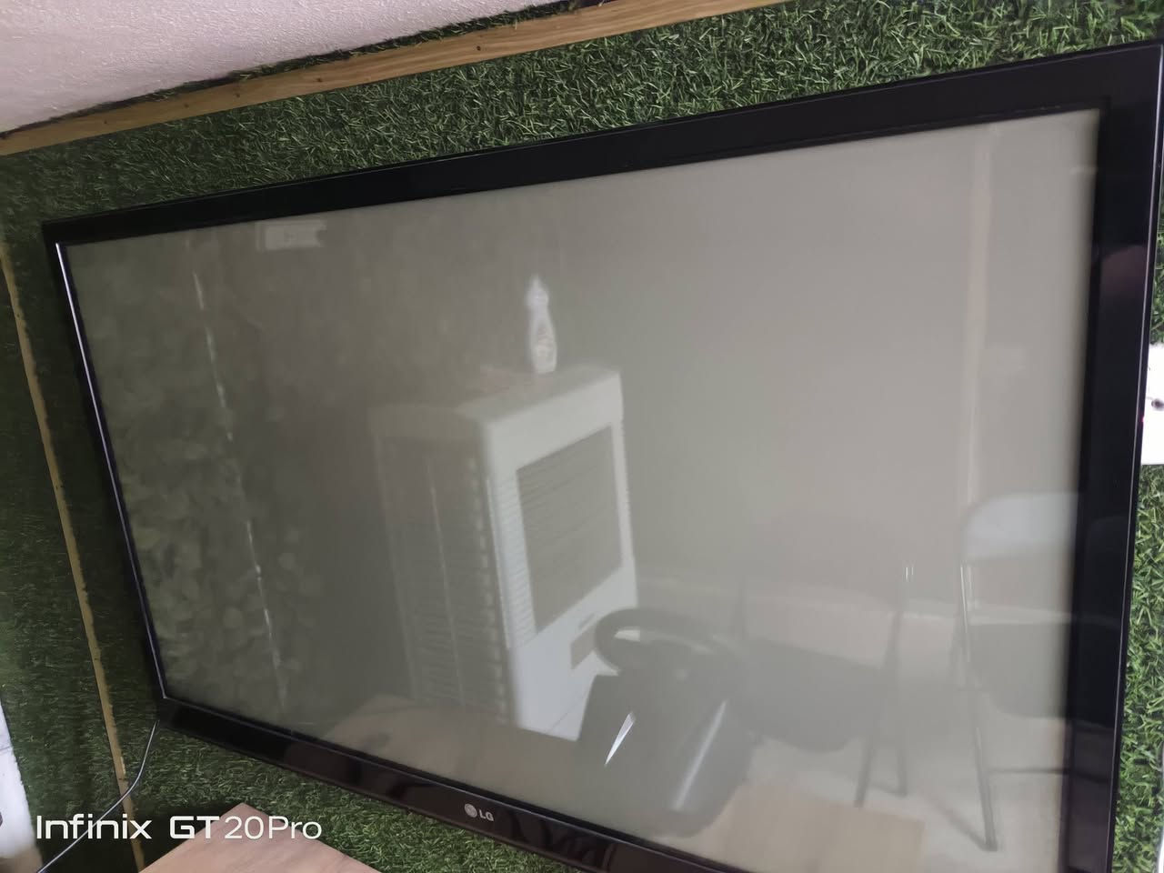 شاشه LG حجم60 نضيفه ما واصله مصلح بدون نت للبيع135
(العنوان موصل فلاح الاولئ)
للتواصل 
***********

نص مكتوب في الصور:
- Infinix GT 20 Pro