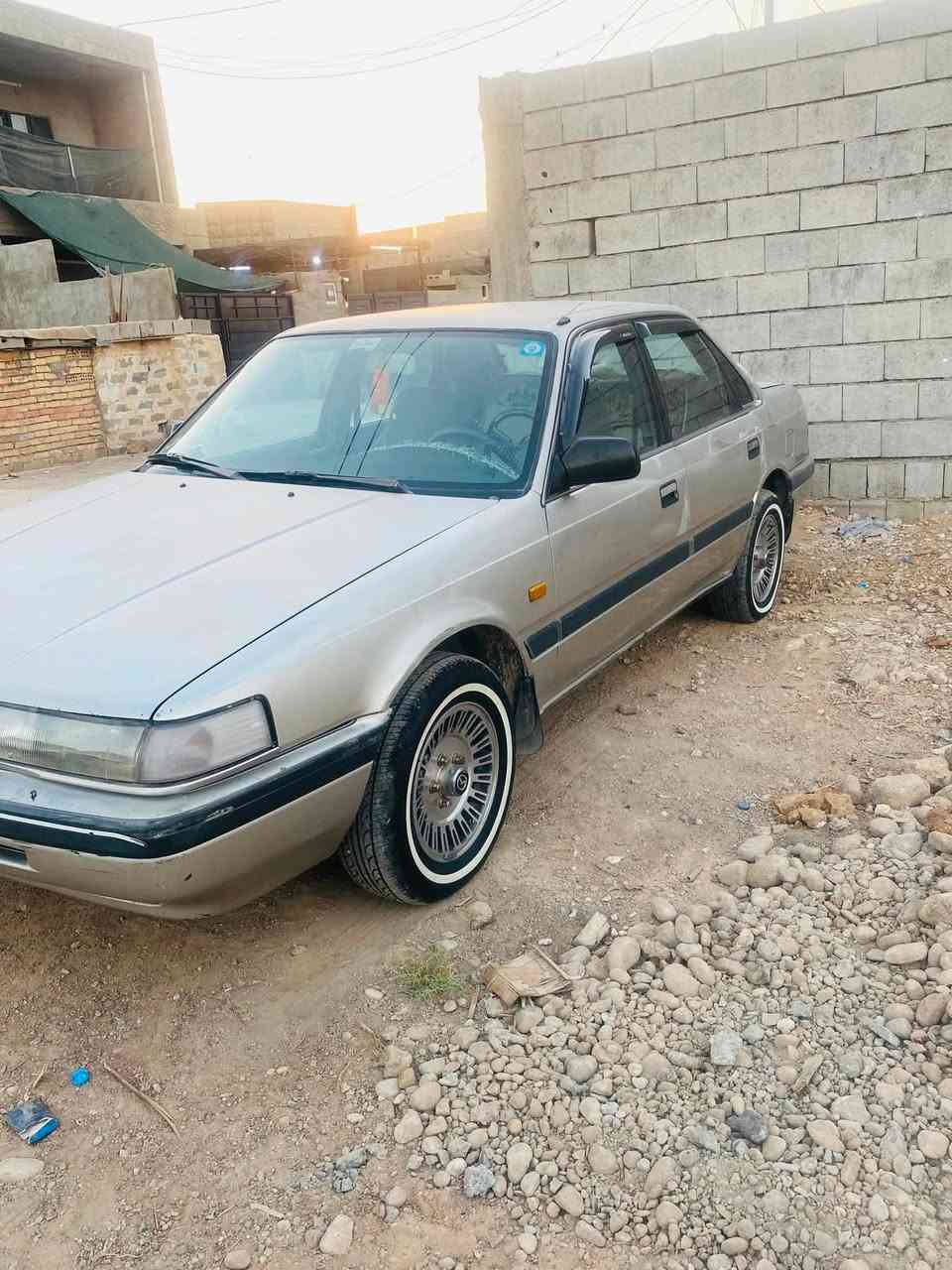 سلام عليكم مازدا للبيع موديل ٨٧محرك ٨ بخ دفتر بنزين مشروع وطني لل٢٨تحويل السعر ٣٨ مكان السياره كركوك /***********
