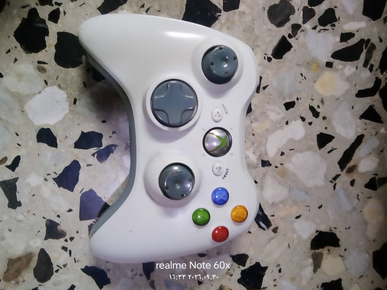 سلام عليكم شباب Xbox 360 سلم للبيع مع هارد 149 و كل العاب قويه مع جويستك اصلي مع محوله اصلي مال جهاز السعر 110 و بي مجال  مكان بغداد الزعفرانية *********** اتصال

نص مكتوب في الصور:
- realme Note 60x
- ٢٠٢٦.٠٩.٣٠ ١٦:٣٠
- realme Note 60x 06:33 2026.09.20
- ١٦:٣٣ ٢٠٢٦.٠٩.٣٠