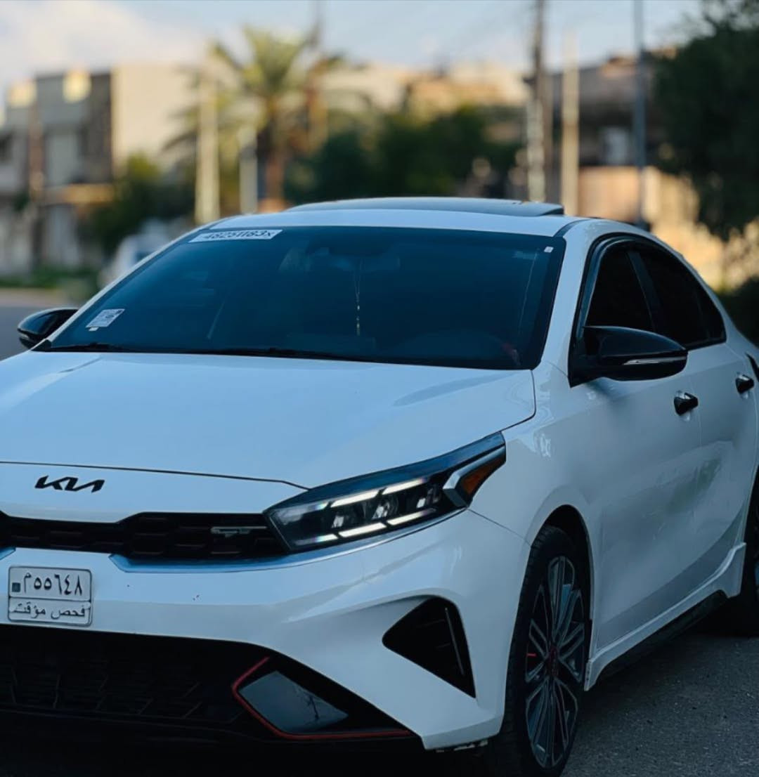 Kia Forte GT 2023
محرك 1.6 توربو 
((كير عادي 6 نمر ))
فول مواصفات أعلى فئة 
بصمة أبواب بصمة تشغيل
سلايت 
سستم صوت Harman kardon
شاشة كبيرة
تدفئة بل كشنات
كشنات جلد GT
صندوق ذكي
ترحين عند الاقتراب
قطعتين تبريد
نقاط عمياء
حساسات امامي خلفي جانبي
لايتات GT
بك لايت GT
ضرر بوند فقط +ايرباك استيرن بدون دواخل
منفيس تترقم جميع المحافظات
للتواصل واتساب ***********

