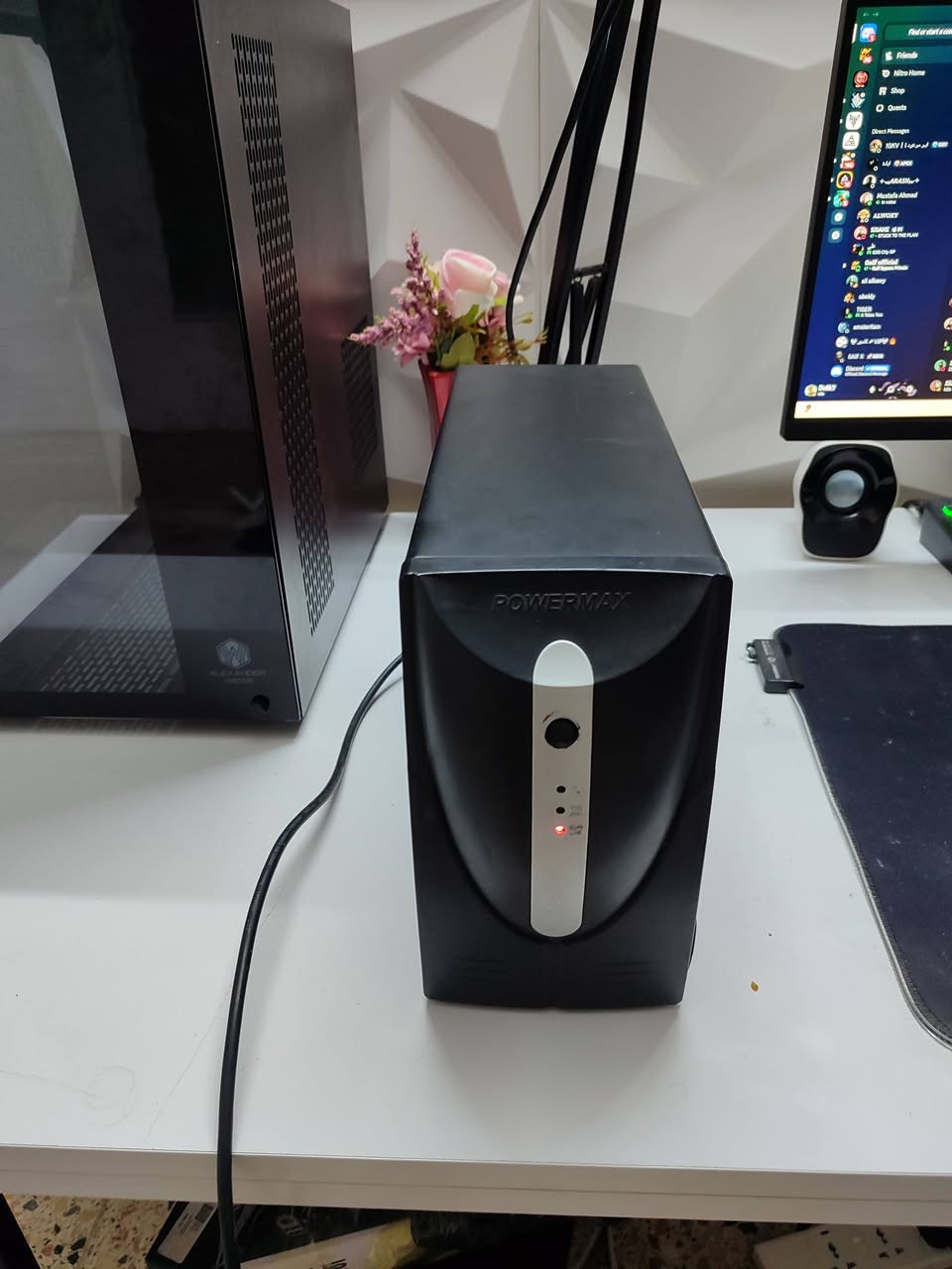 للبيع توصيل موجود
Monitor MSI 24" FHD" IPS" 0.5MS" 200HZ 
175 الف 

M.2 NVME 1T GEN4 5000SPEED 
150 الف 

Ssd Sata 512G 
60 الف

UPS 1500VA 
50 الف 

تواصل
***********

