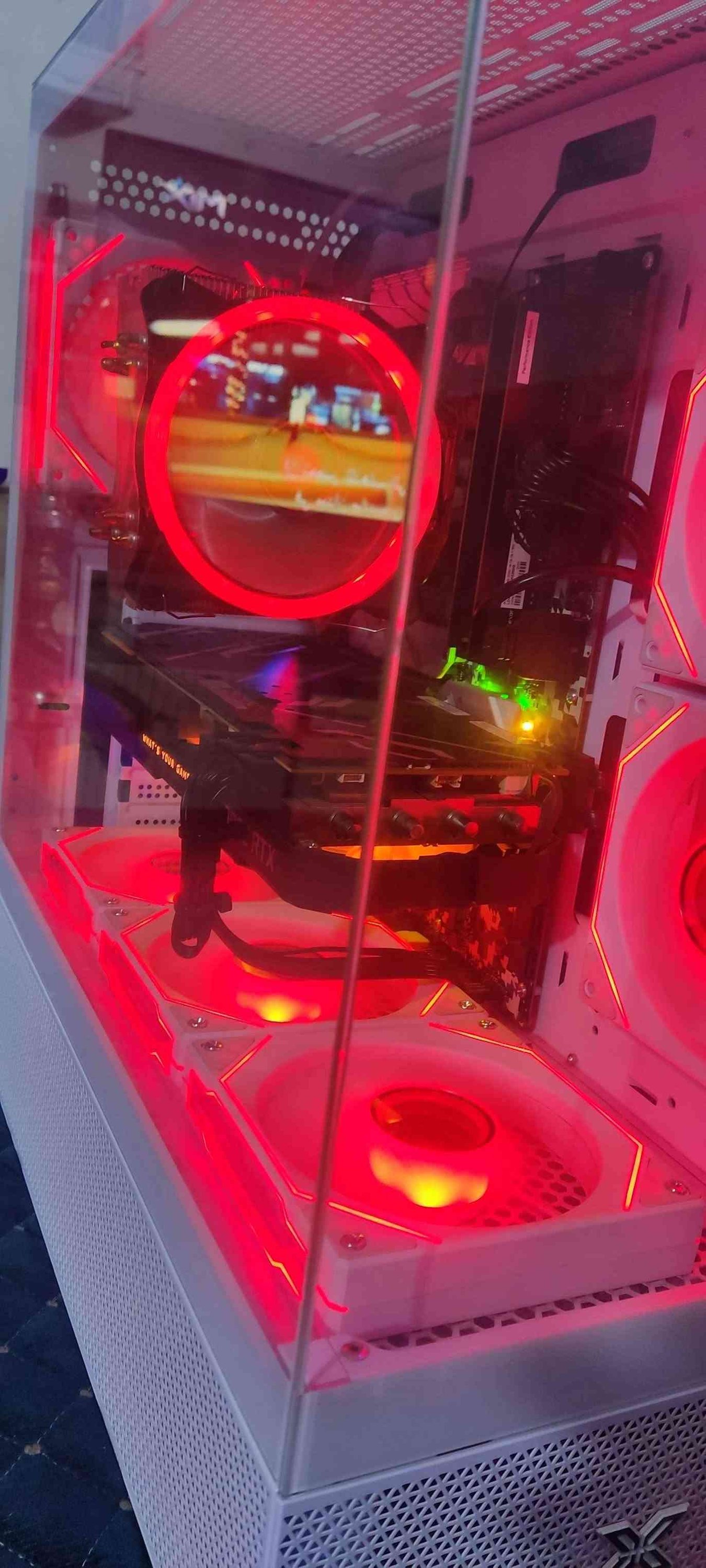 Pc للبيع
كارت شاشه: جلاكسي ماركه سوبر RTX 2070

معالج: رايزن 7. 3700x
تبريد غازي

باورسبلا 750

RAM 16 gb ddr4 3200 
لكسر
 
ssd 256
HDD 1T

M.B B450
حاسبه نضيفه جدا
 مكاني بغداد شعب 
رقم ***********
سعر 750 بيها مجال بغداد, العراق
