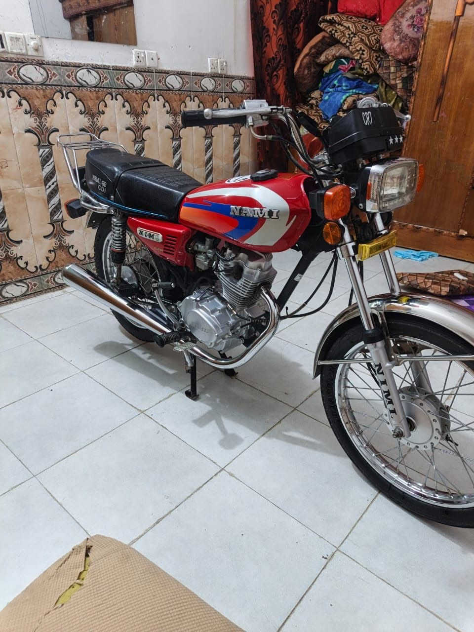 سلام عليكم دراجه البيع نامه متياز دراجه موديل 25دراجه اوراق سكنر السعر650  كهربائيات كله شغاله دراجه كفاله عامه كله دراجه أحله من الصور وعلي مكينه خرسه وحلوه مكاني كربلاء الاسكان العسكري الرقم ***********
