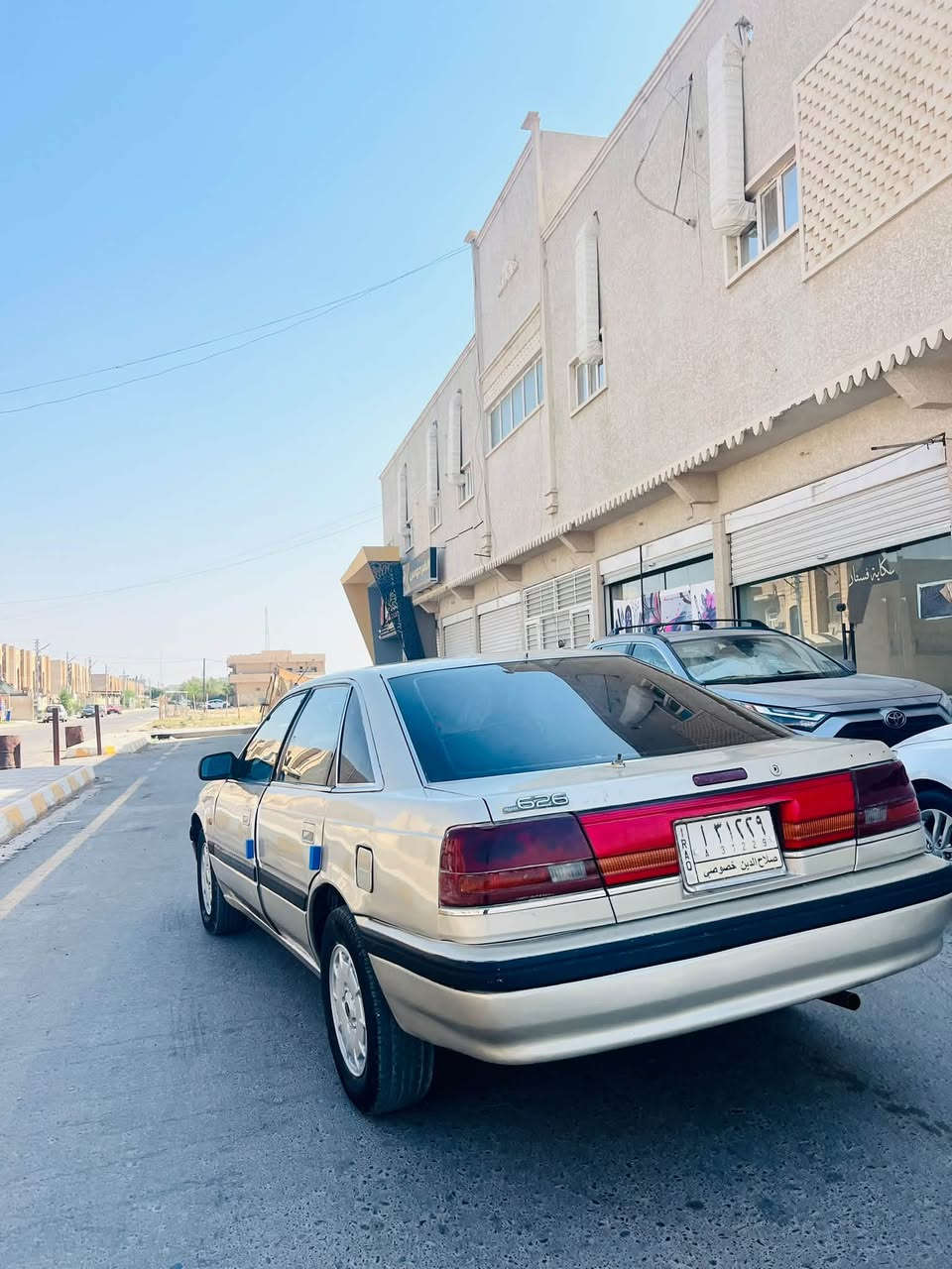 سلام عليكم
للبيع مازدا موديل 1991  رقم صلاح الدين 
محرك كير شرط تايرات جديد 
صدر جديد  مصبوغه كجماليه فغط اي ضربه  
ما بيها السعر 33 و بيها مجال  
مكاني صلاح الدين تكريت 
‏الاستفسار***********.
