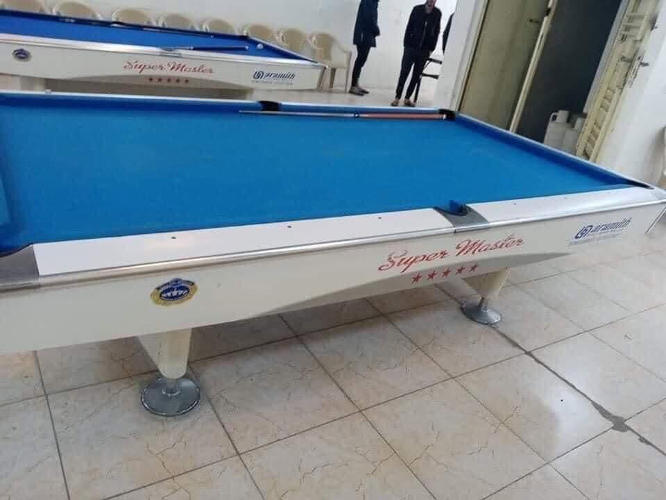 متوفر احدث انوع الفيشه والبليارد والمنضده والهوكي
-متوفر توصيل  لكل محافظات العراق

-متوفر كادر صيانه للبليارد ونصب وتبديل قماش 

‏￼ بغداد ￼ حافظ القاضي  ￼واتساب  ￼  ***********.    🚛*********** ￼￼

