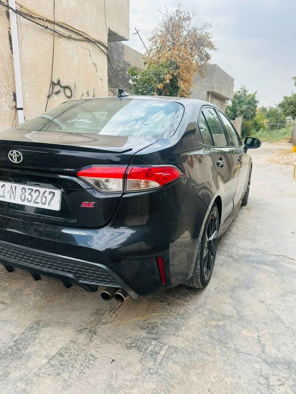 TOYOTA COROLLA  SE 
تويوتا كورلا2020
اللون :- اسود 
الموديل 2020
المحرك 2000cc
الحادث : اربع قطع صبغ  شرط بدون دواخل 
           

 مانع تصادم
تصحيح مسار
مانع انزلاق
تحديد مسرب .
نقطة عمياء .
مثبت سرعة
هاند بريك كهربائي 
كاميرا خلفيه
بصمه أبواب
بصمه تشغيل
تحكم ستيران
اضويه اماميه زنون LED
كشافات ضبابي LED 
اضويه خلفيه LED
حساسات خلفيه
2 انظمة قيادهSport /ECO /l 
بلوتوث 
مدخل AUX + USB
السيارة احلى من الصور  
العنوان  ديالى الخالص 
السعر : 117 وبيها مجال 
***********
