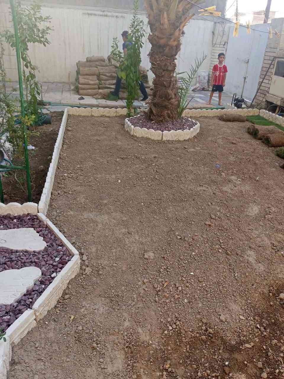 محمد الفلاح • قبل وبعد • تنسيق حدائق