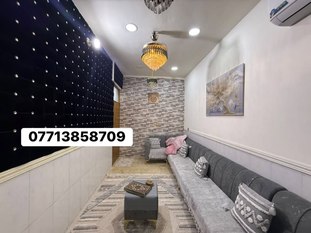 الدار للبيع 🏠 السعر 173 مليون وبي مجال 💵 هو والاثاث 👌يحتوي على ثمان سبالت شغالة البيت مفوووول👌
العنوان الشعب شارع عدن خلف محكمة الشعب🌹
المساحة 80 م🏠 مدخلين👌
الواجهة 4 م 
النزال 20 م
يحتوي الطابق الارضي على كراج صغير وخدمات خارجية واستقبال ومطبخ معزول ومنور وخدمات وغرفة نوم 
ويحتوي الطابق الثاني على غرفتين نوم وخدمات وبيتونة وسطحين
للاستفسار اكثر يرجى الاتصال على الرقم التالي (متواجد هذا الرقم على الواتس اب والفايبر والماسنجر *********** )
او الاتصال على الرقم الاخر 
***********
او زيارة مكتب تبارك للعقار والمقاولات الكائن في شارع الاسواق المركزية قرب مطعم ميامي

نص مكتوب في الصور:
- مكتب تبارك للعقار
- ***********