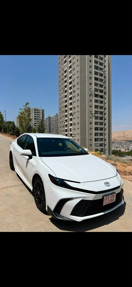 Camry SE 2025 Hybrid / كامري
محرك  2500cc بانزين / هايبرد

السيارة للبيع فقط 💯

الضرر : بابين تبديل و صبغ + جاملغ امامي صبغ جهه السايق + جاملغ خلفي شبر صاير صبغ

السيارة ماشيه : 25 الف

إرباكات فقط برده وراجع سيستم

بجم و خلف السيارة كبس كبس 💯

المواصفات
• شاشة كبيرة
• كاميرا خلفية
• رادار امامي
• مانع تصادم
• محدد مسار
• تصحيح مسار
• مثبت سرعه
• مانع انزلاق
• استيرنق متحرك
• تحكم طارة
• نقطة عمياء
• مانع تجاوز
• حساسات مانع تجاوز
• بصمة تشغيل
• دخول ذكي
• شاحن ويرلس
• اضوية اماميه زنون LED
• اضوية خلفية LED
• ليد زنون نهاري
• ويل قياس 18
• نظام ECO + TRIP 
• نظام GPS + خرائط
• نفكيشن
• 3 أنظمة قياده ECO / Normal / Sport 
• اوامر صوتيه
• بلوتوث
• مدخل USB 
كفاله كير مكينه

السعر : 217

مكان السيارة دهوك

***********  كورك / واتساب
