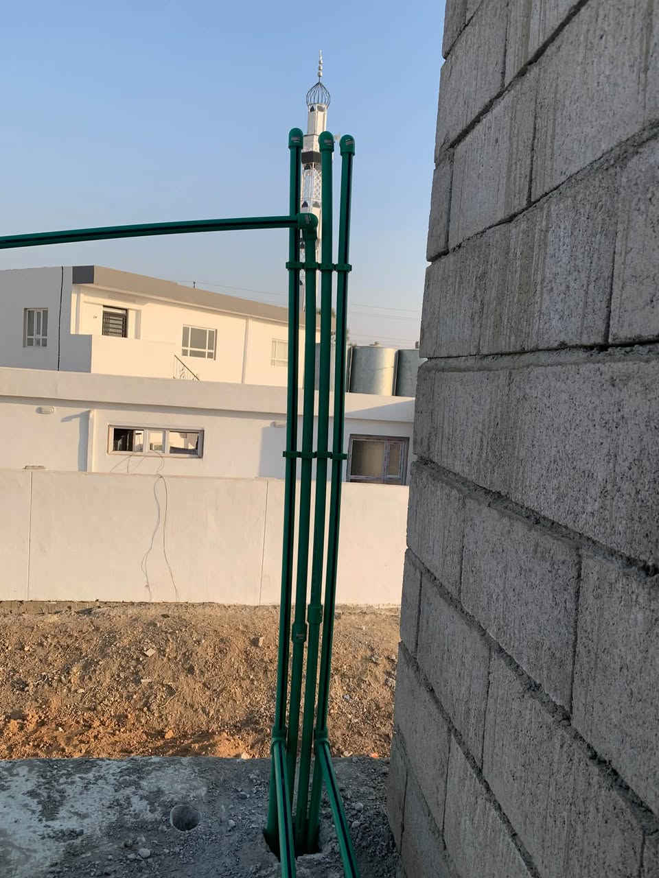 جزء من عملي انجاز بيت تأسيس مجاري وصحيات
