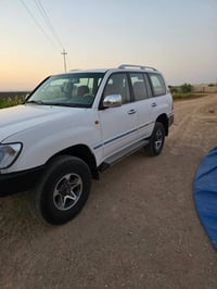 لاندكروز مونيكا 2003 قطري دبل سبير دبل تانكي سياره مزوده بل كامل مكينه...