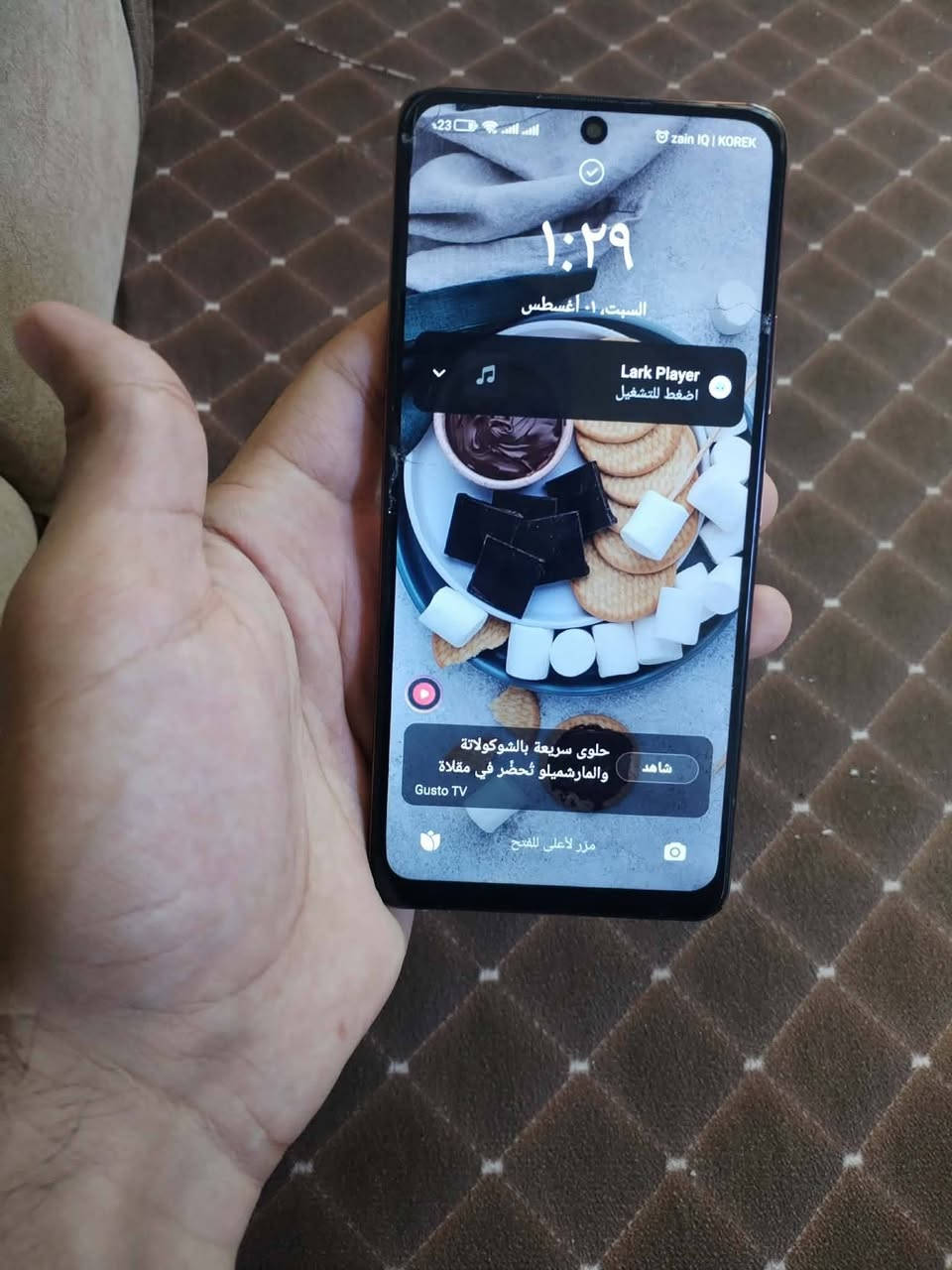 السلام عليكم ريدمي نوت 10 برو ذاكره 128 مفطور الشاشه السعر 110 وبي مجال ***********
