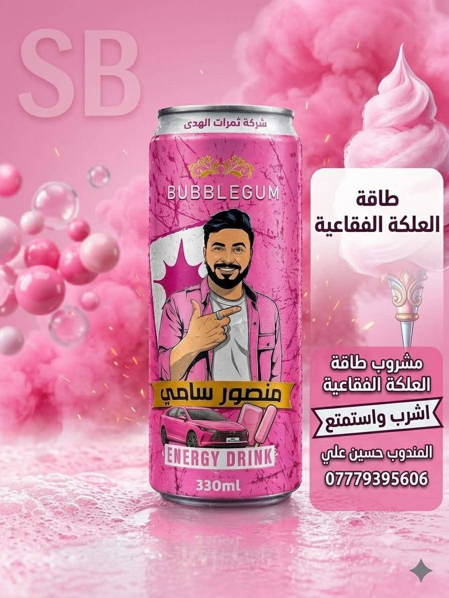 ⚡ منصور سامي... طاقة تصنع الفارق! ⚡

عندما تحتاج إلى دفعة من النشاط والتركيز، فإن مشروب الطاقة منصور سامي هو الخيار الأمثل. تركيبة مميزة ومذاق رائع يمنحانك إحساسًا بالحيوية والانتعاش، لتبدأ يومك بكل قوة أو تستعيد نشاطك في أي وقت.

سواء كنت في العمل، أو الدراسة، أو أثناء القيادة، أو تمارس الرياضة، فإن منصور سامي يرافقك بطاقة متجددة ومذاق لا يُنسى. جودة عالية، وانتعاش استثنائي، وتجربة تمنحك الحماس مع كل رشفة.

منصور سامي... افتح العبوة، أطلق طاقتك، واستمتع بمذاق يصنع الفرق! 🚀🥤

شركة ثمرات الهدى
مندوب المبيعات حسين علي
***********
