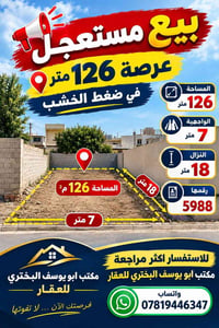 عرصة ١٢٦م • واجهة ٧م • نزال ١٨م