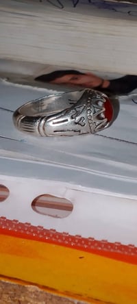 خاتم فضة • ٩٢٥ • قياس ٢٣