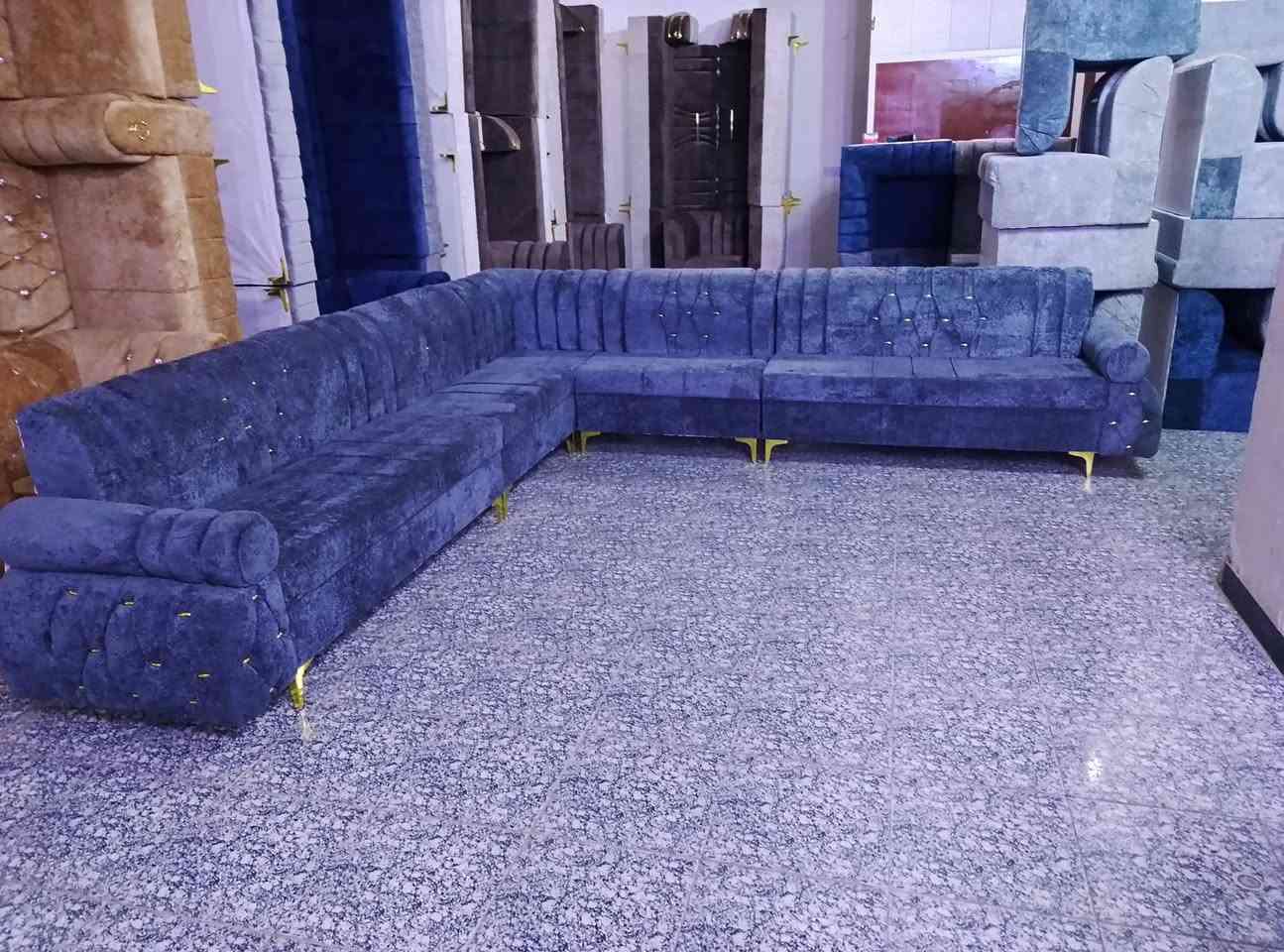 ديوان ١١مقعد • قماش تركي • خشب روسي