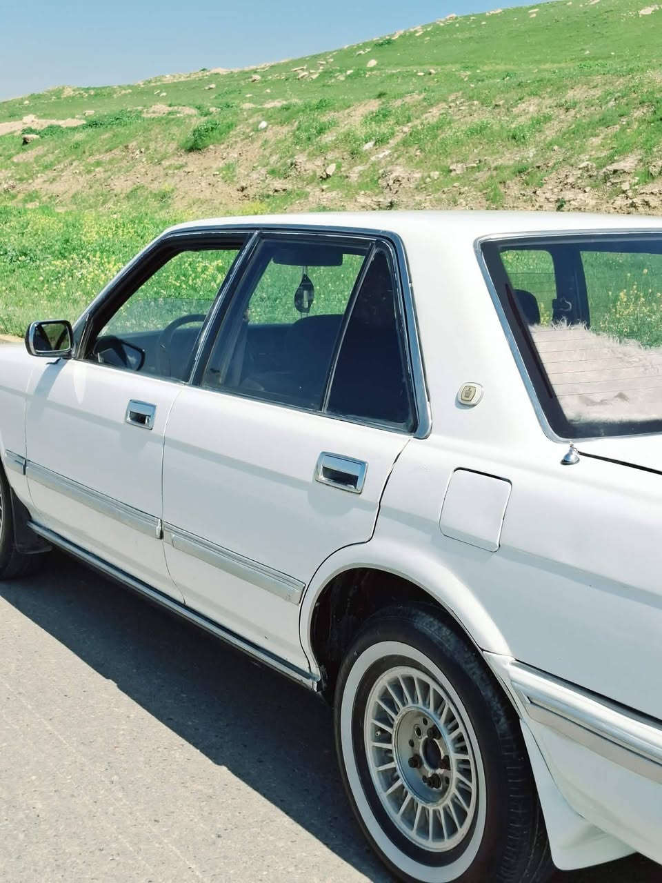سيدان موديل 1989السعر57
رقم نينوى ألماني

كير توماتيك 

مكينه 2.5بطه شرط لا تبخير لا تنقيص

كير محرك حداديه تخم تاير شرط

سنويه بأسمي 

سياره جديده جديده معنى الكلمه

سياره مكفوله من الضربه والتبديل شرط

بيها قطعتين بخ

تبريدكمبريسر تدفئه شغاله

سياره بلاديه شرط احلا من الصور
‏‪***********‬‏ صاحب السيارة
